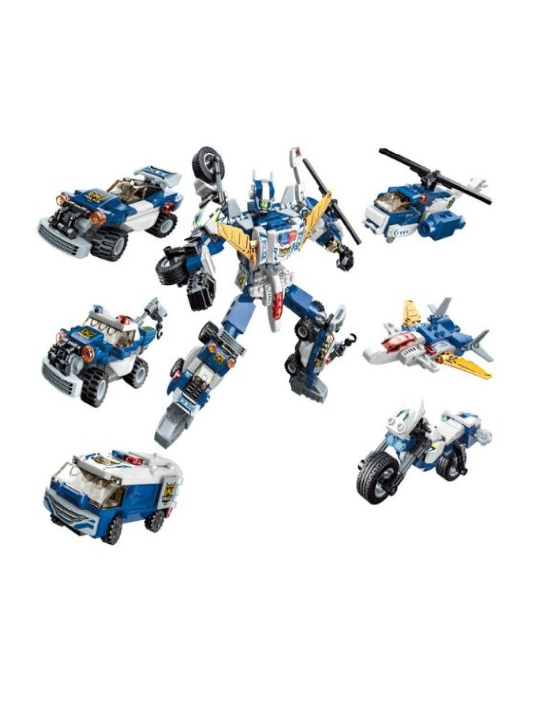 Qman Speedy Police Car Trans Collector Set (No Color- Image 1)