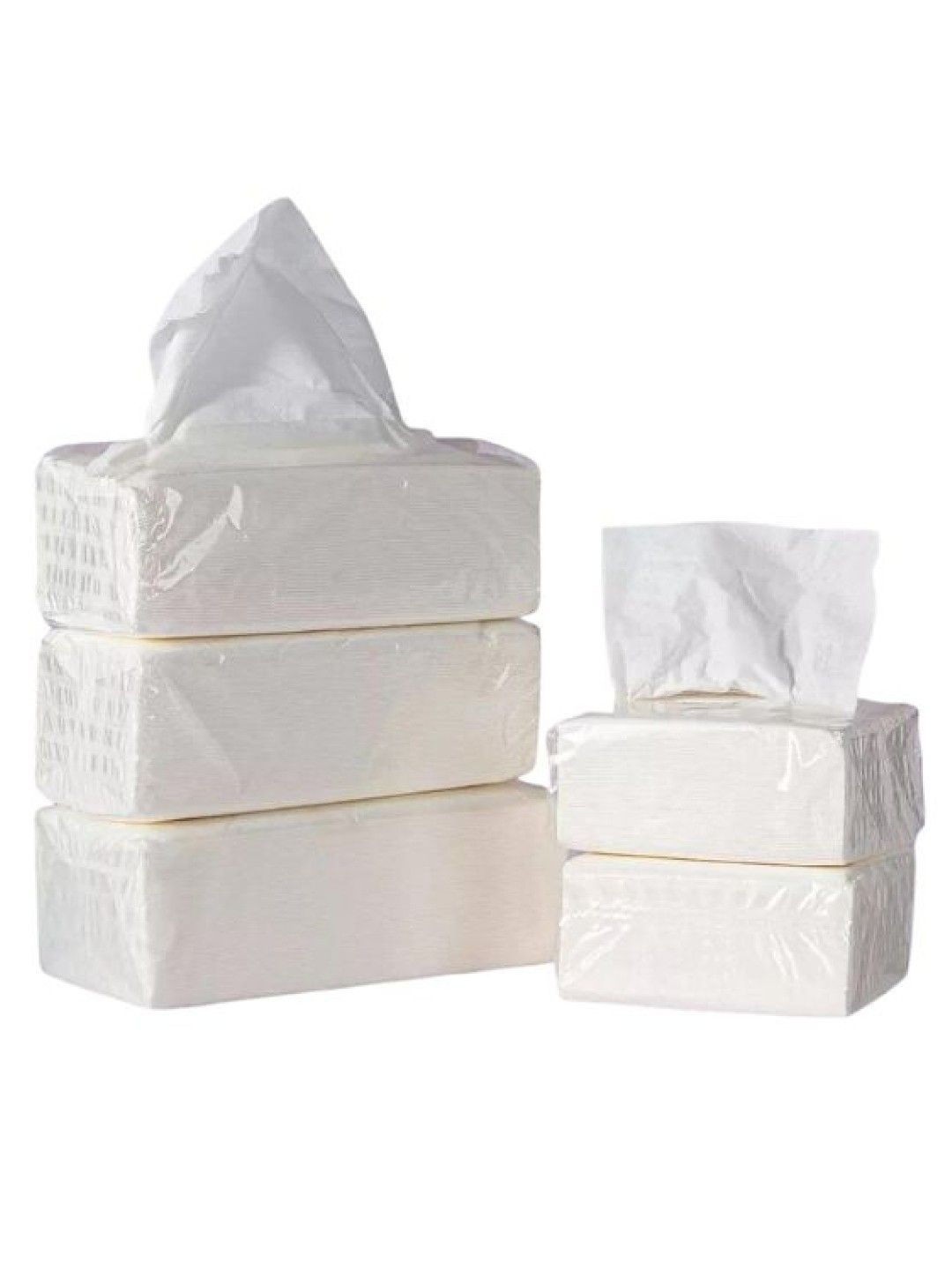 QT Hub Virgin Wood Pulp Tissue 3ply - 160pulls (5-pack) (No Color- Image 1)