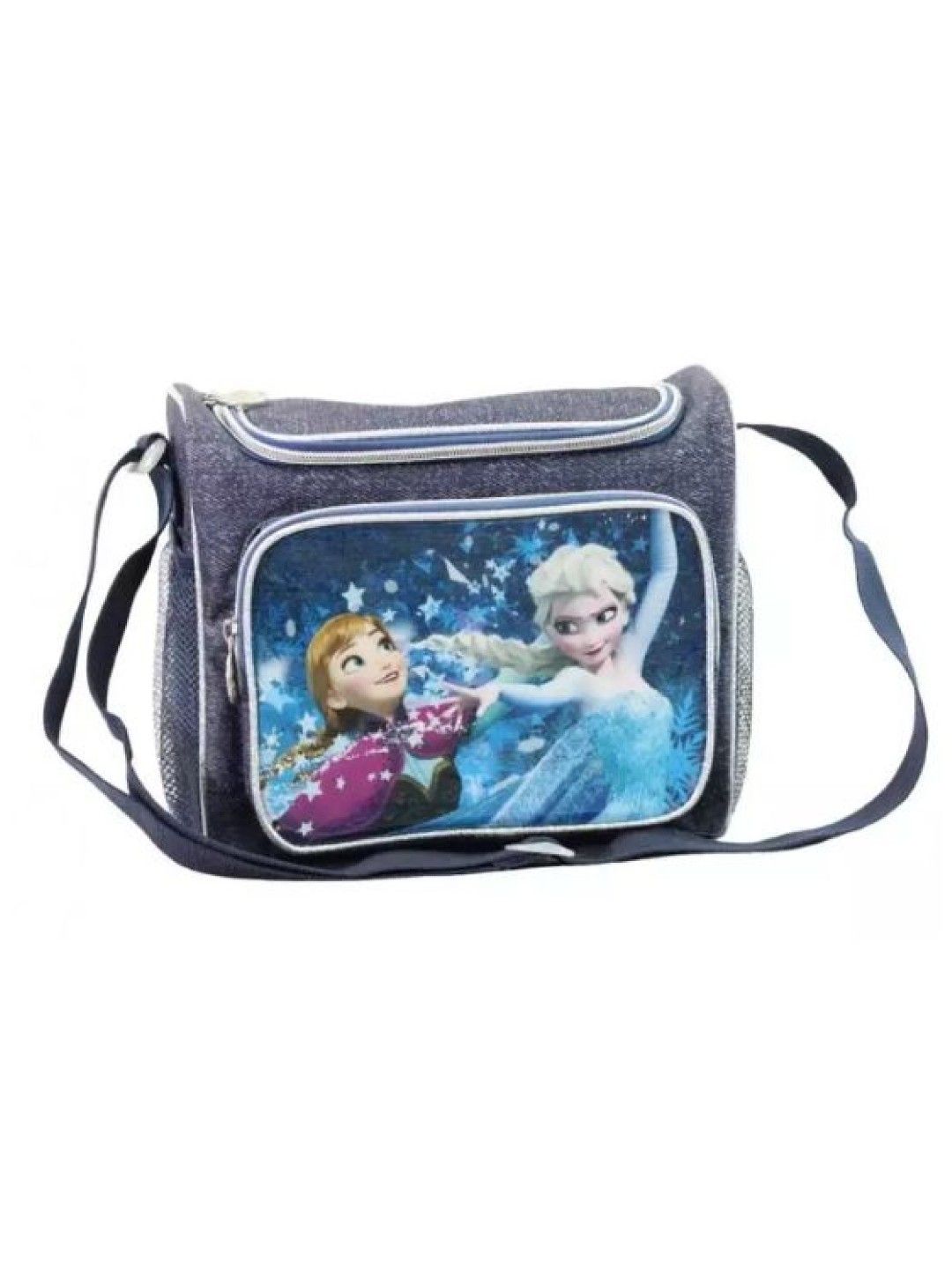 Disney Frozen Elsa and Anna Insulated School Shoulder Bag (Blue- Image 1)