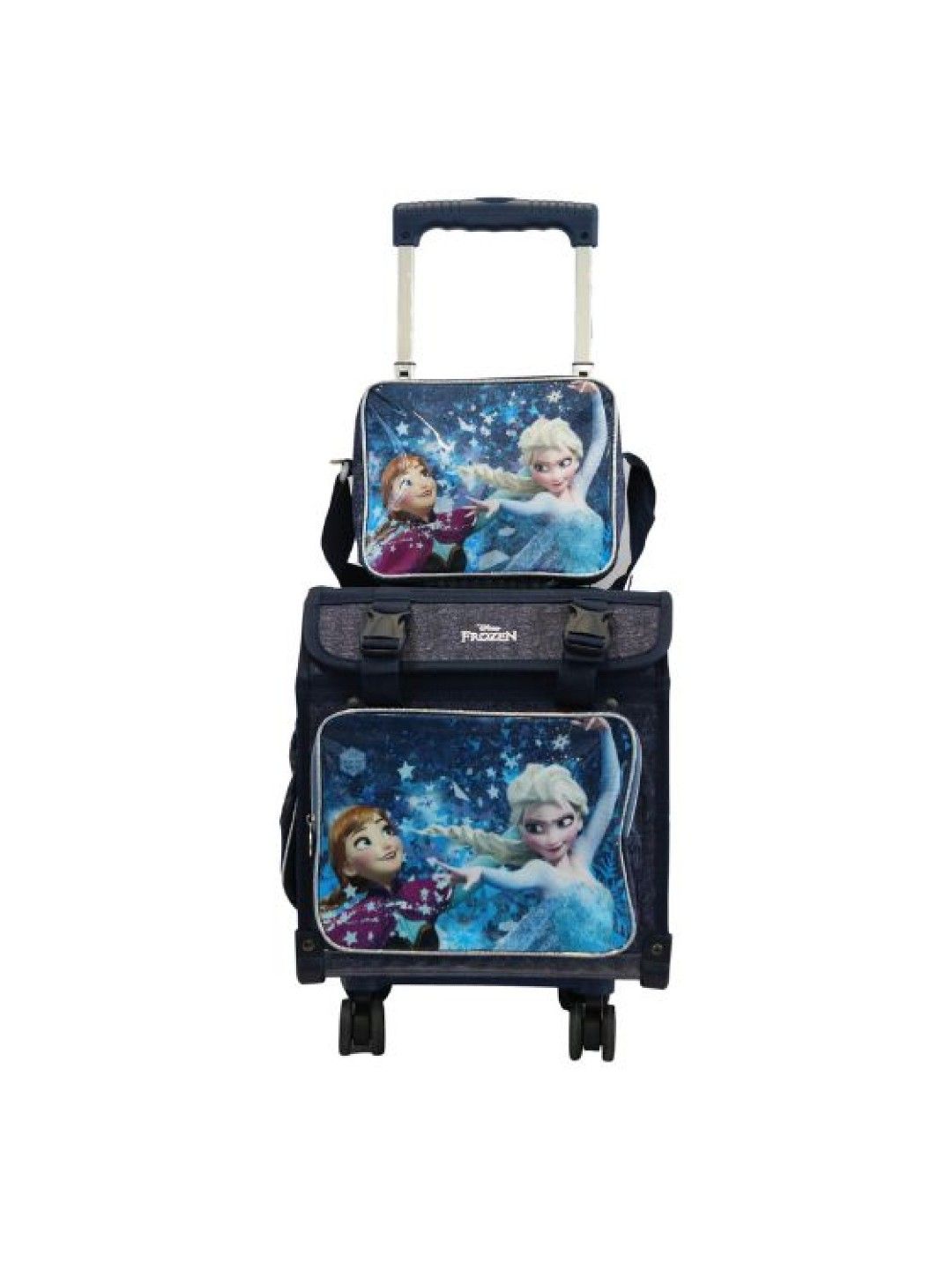 Disney Frozen House Type School Trolley Set (Blue- Image 1)