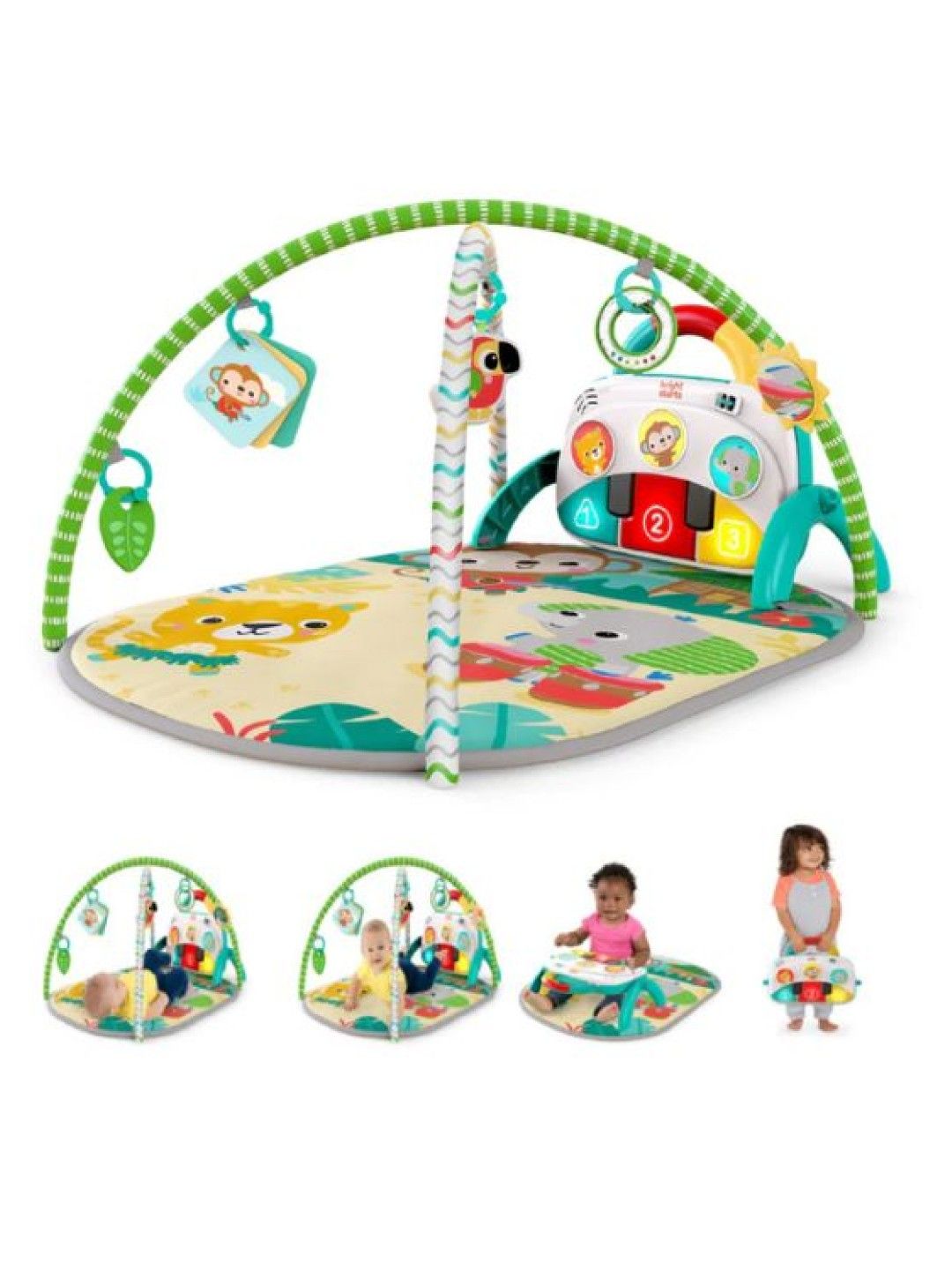 Bright Starts Tropical Safari 4in1 Groovin' Kick gym (No Color- Image 1)