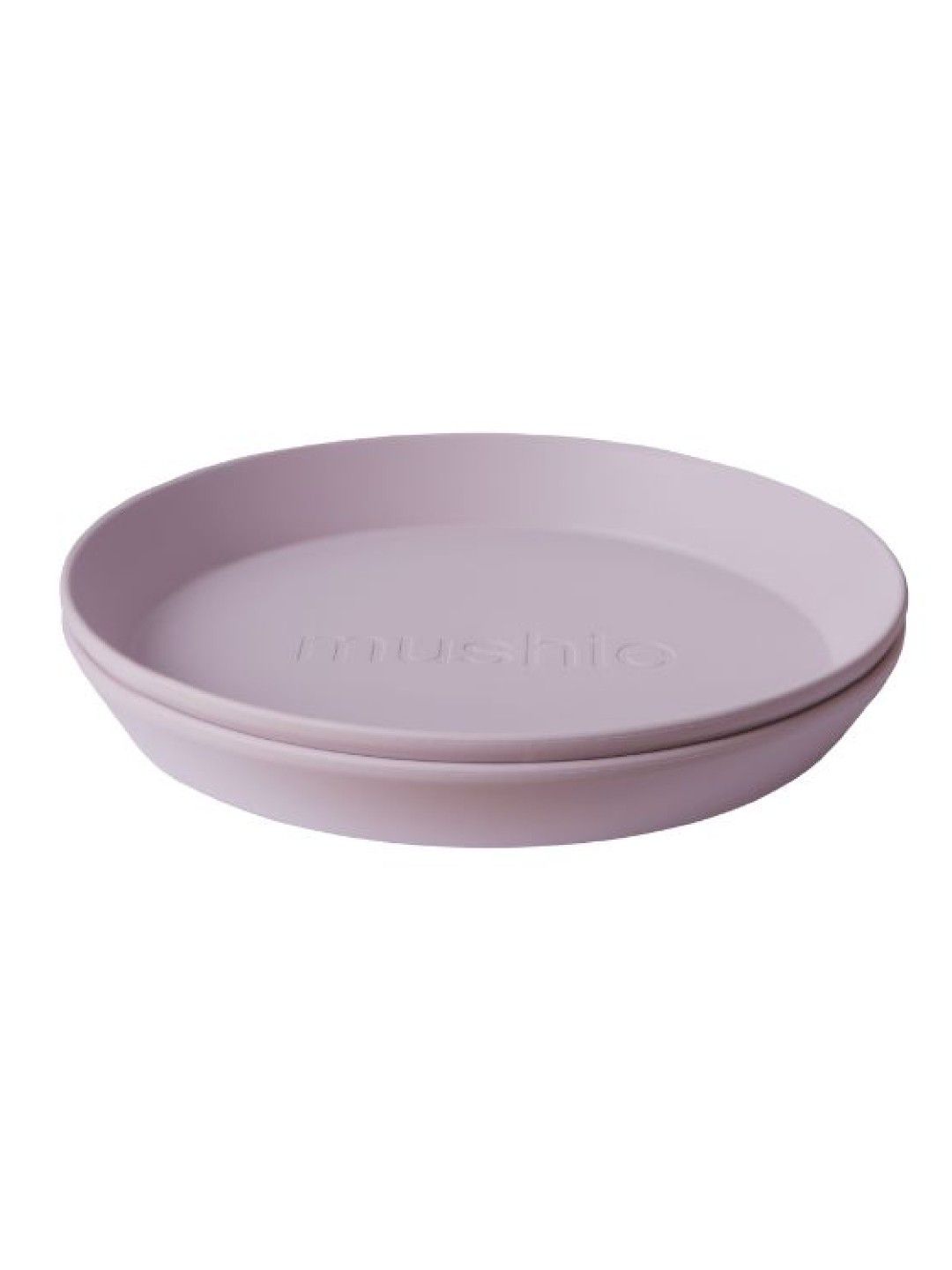 Mushie Round Dinnerware Plates, Set of 2