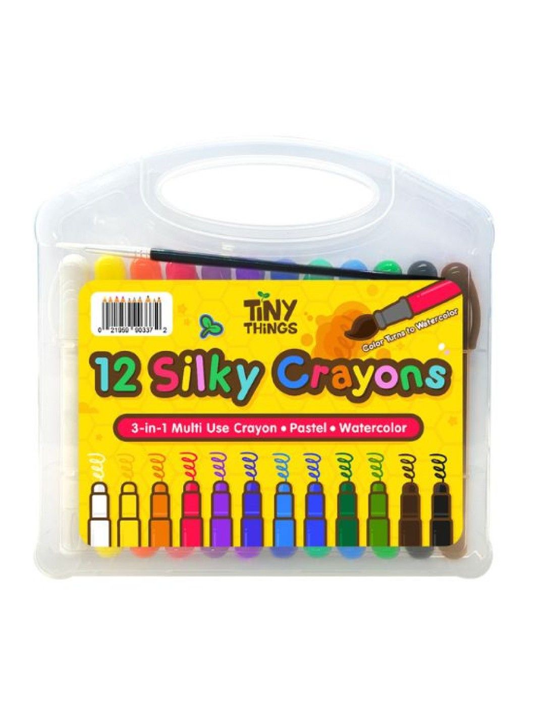 Tiny Buds Tiny Things Silky Crayons (12 Colors)