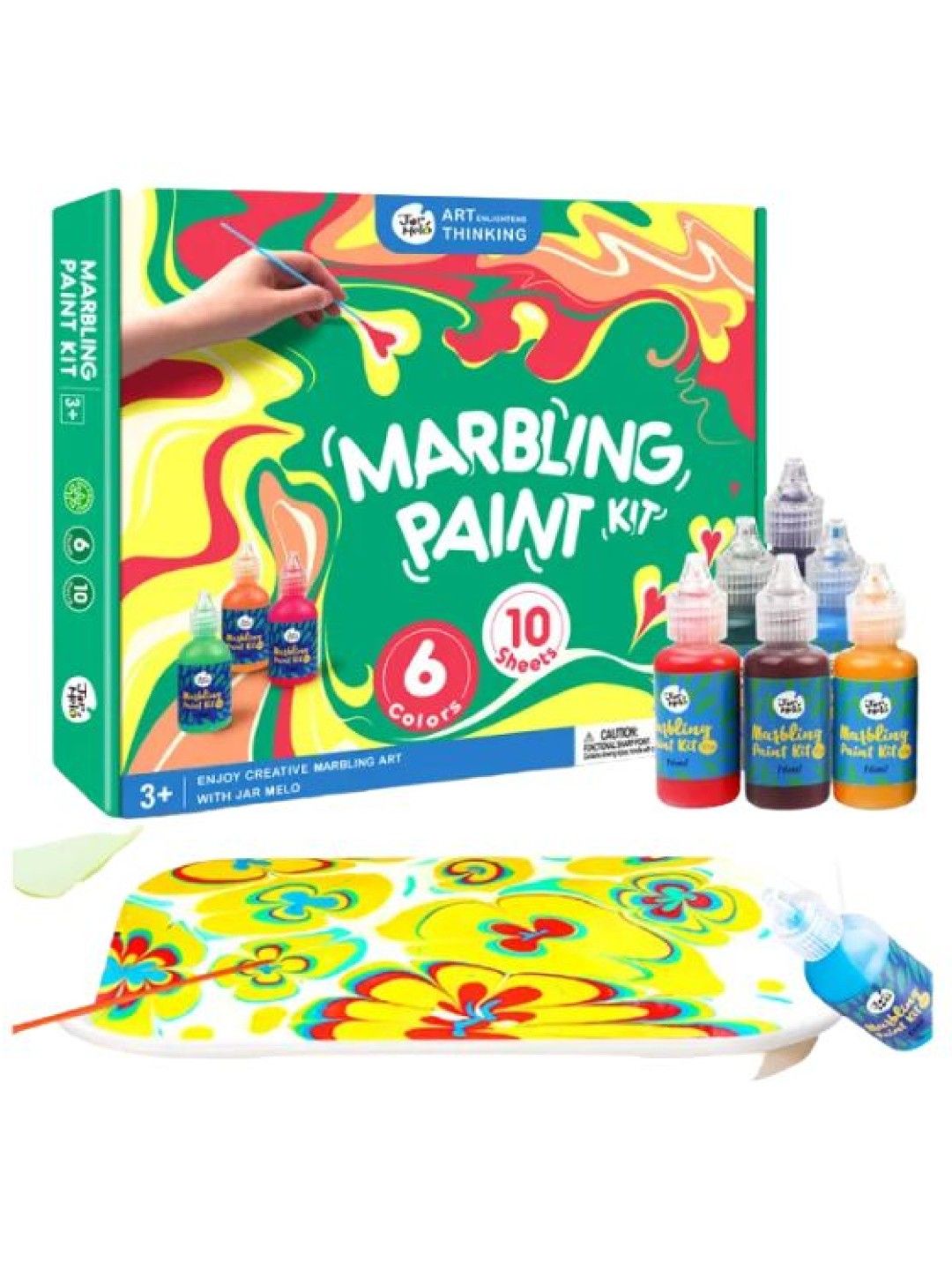 Jar Melo Marbling Paint Kit by Toteeandco