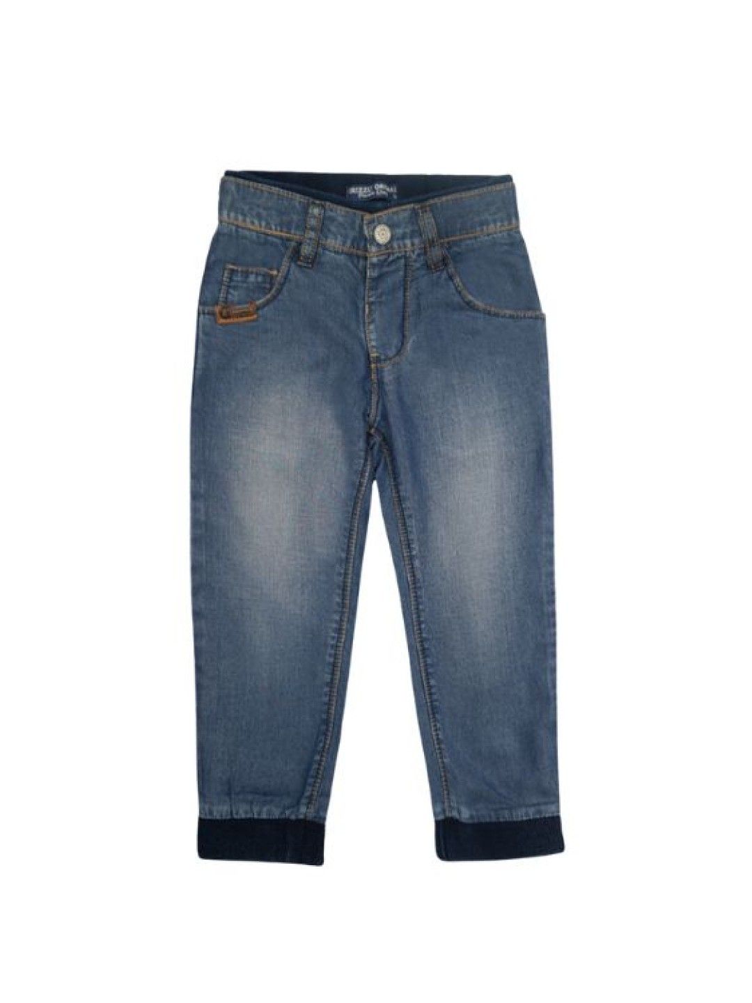 Grizzly Boys Denim Jogger Pants (Chambray- Image 1)