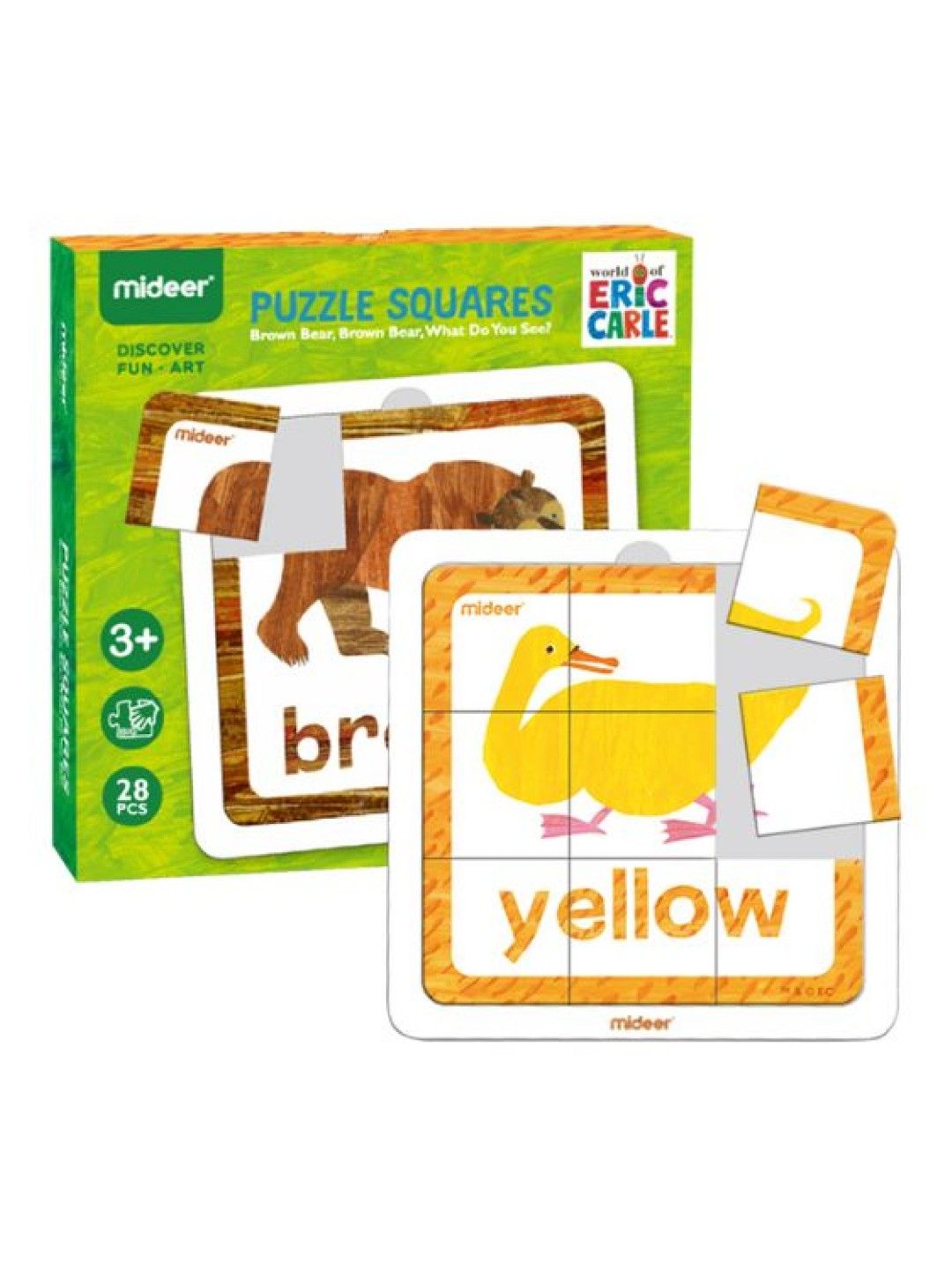 MiDeer Eric Carle Puzzle Squares (No Color- Image 1)