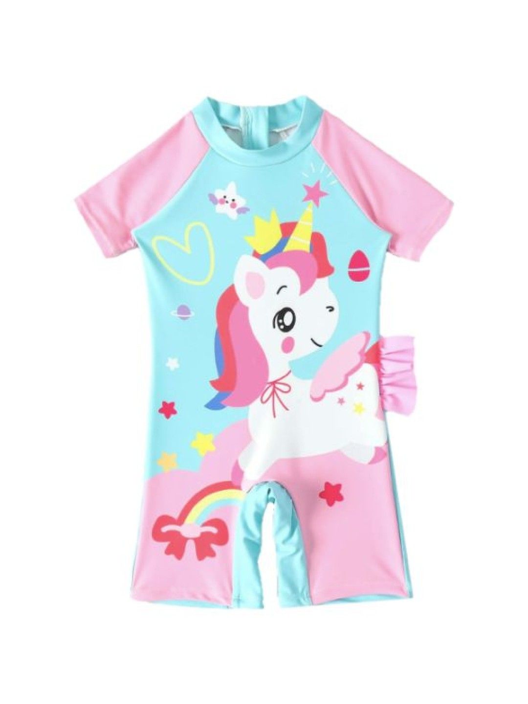 Little Paddler Swimsuit For Kids Little Isa Wetsuit Rashguard (Magical Unicorn- Image 1)