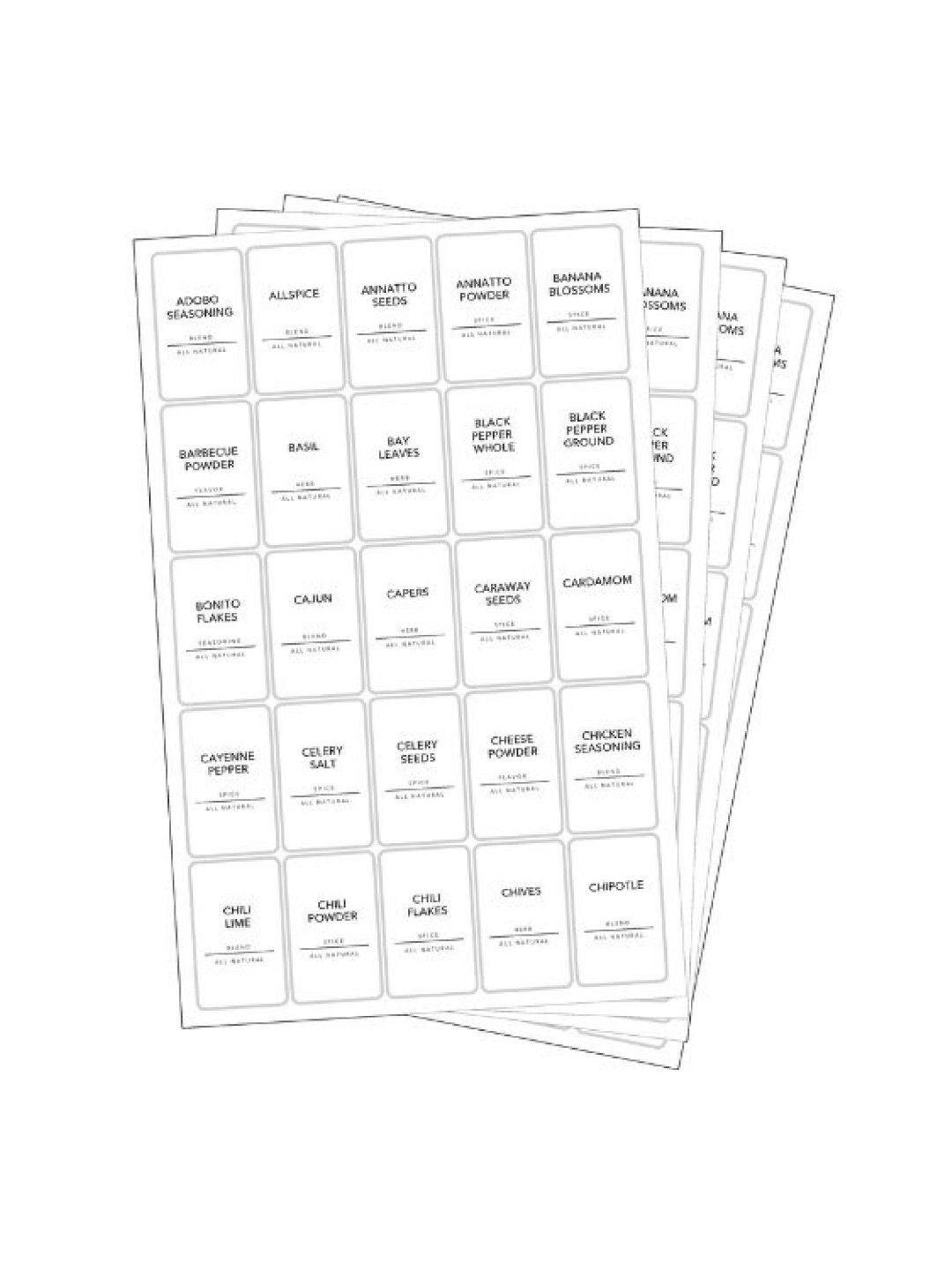 Ayousin Pre-printed Modern Minimalist Sticker Set (320pcs) (No Color- Image 1)