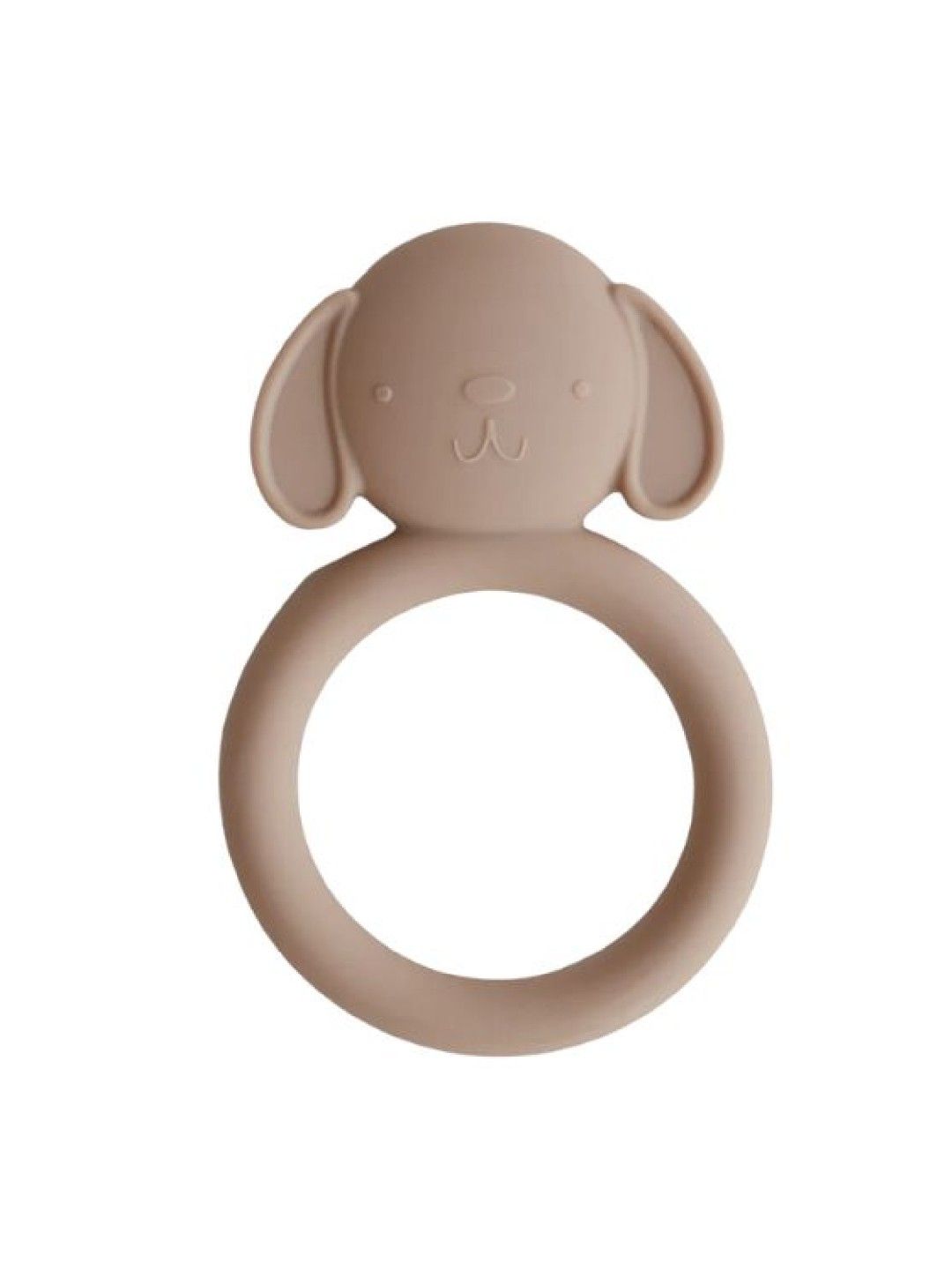 Mushie Dog Teether (Natural- Image 1)