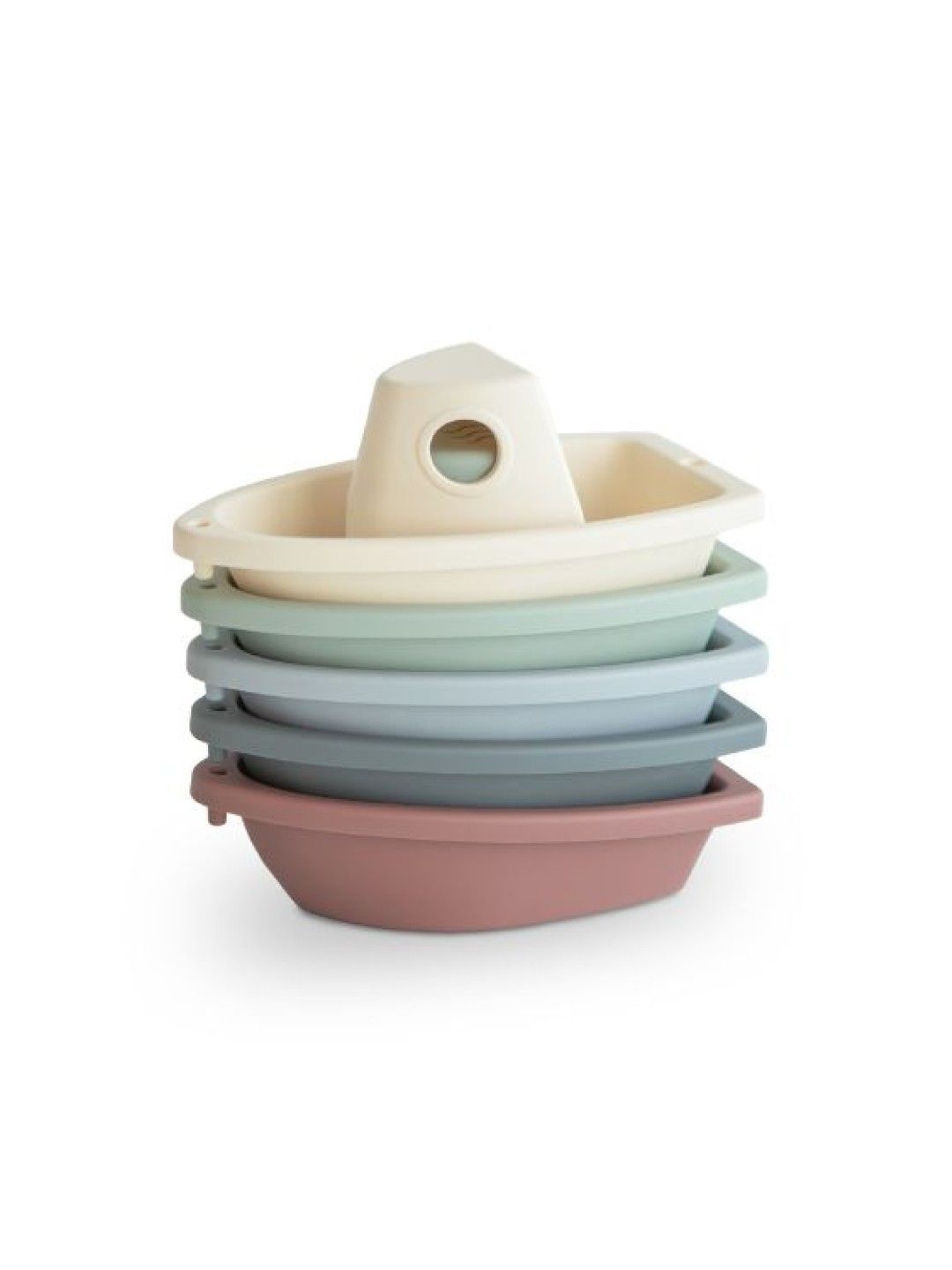 Mushie Bath Boats Toy (One Color Set- Image 1)
