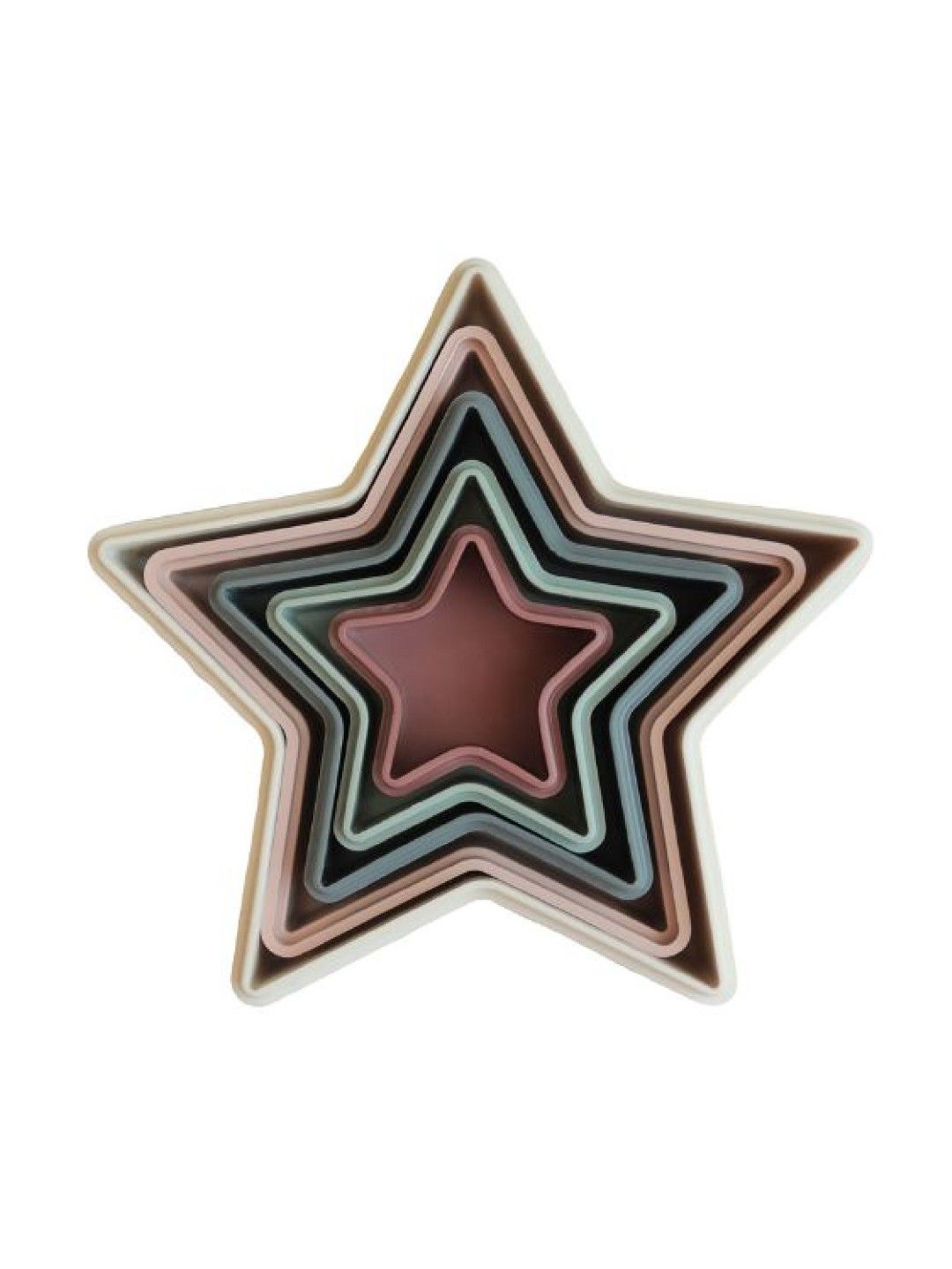 Mushie Nesting Stars Toy (One Color Set- Image 1)