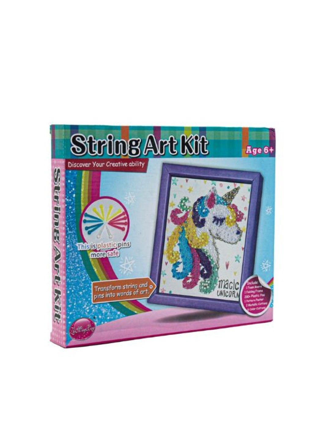 Healthcare Depot Magical Unicorn String Art D.I.Y Kit (No Color- Image 1)