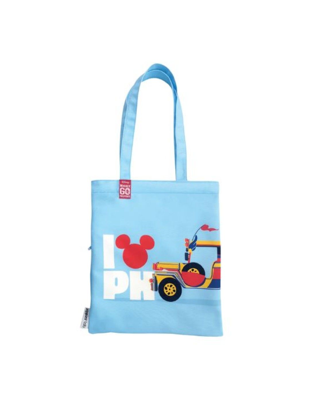 Zippies Mickey Jeepney Reusable Tote Bag (No Color- Image 1)
