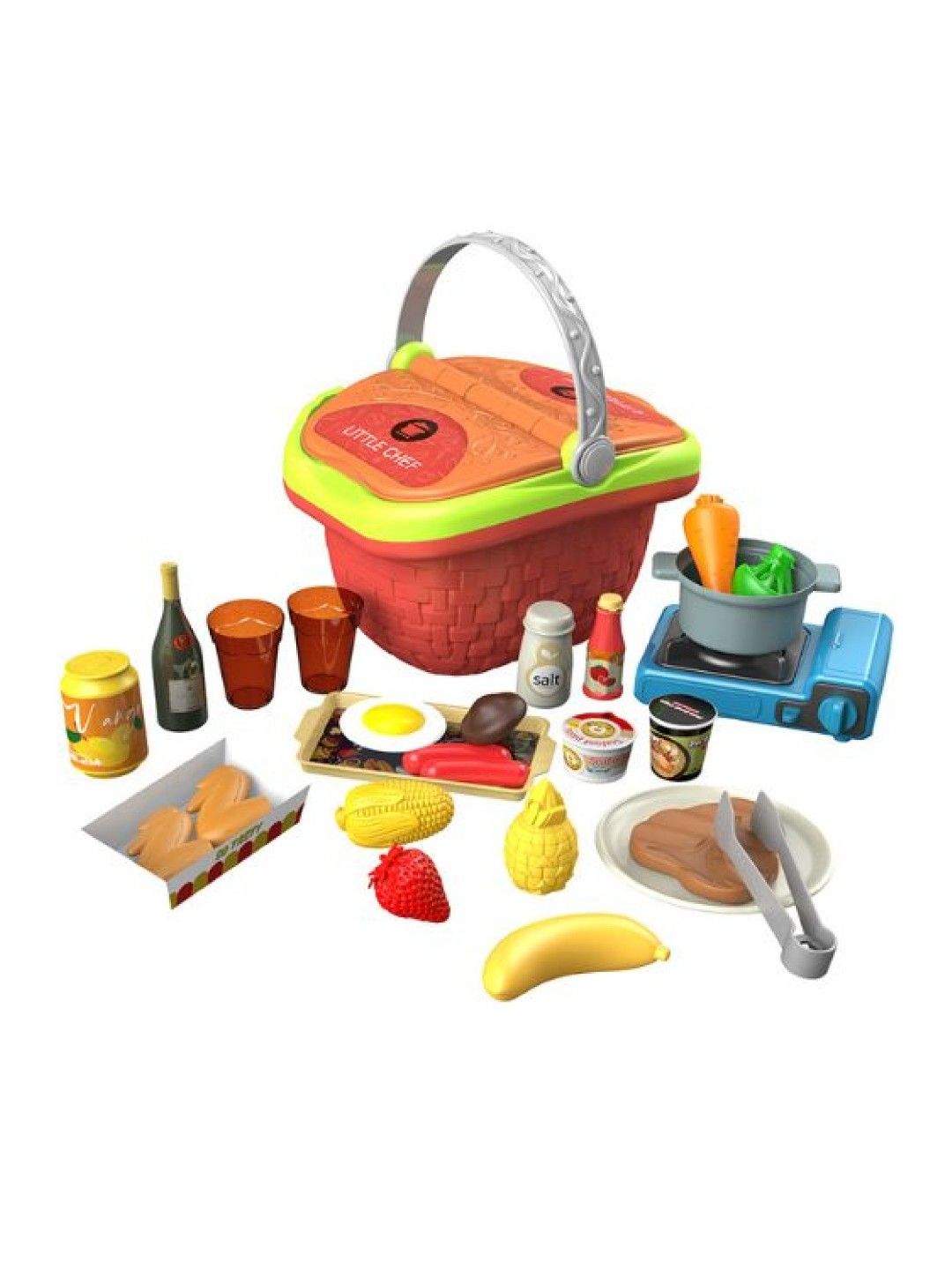 Vanyeh Picnic Basket (Orange- Image 1)