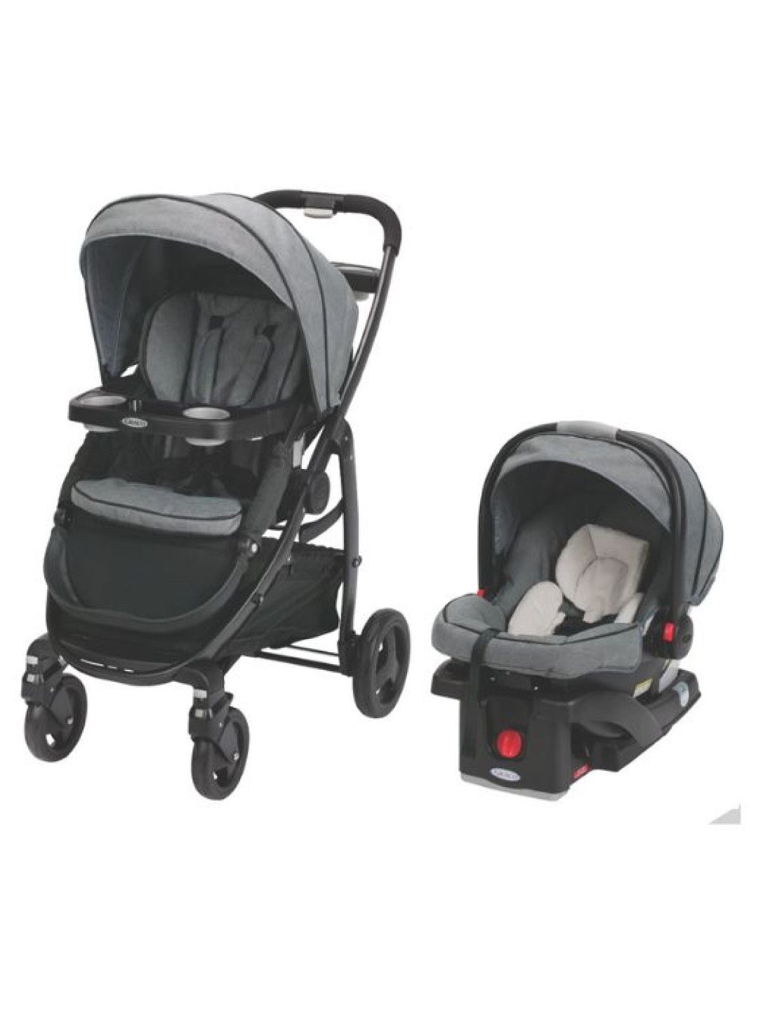 Graco Mode Click Connect Travel System Stroller with Car Seat - Downton