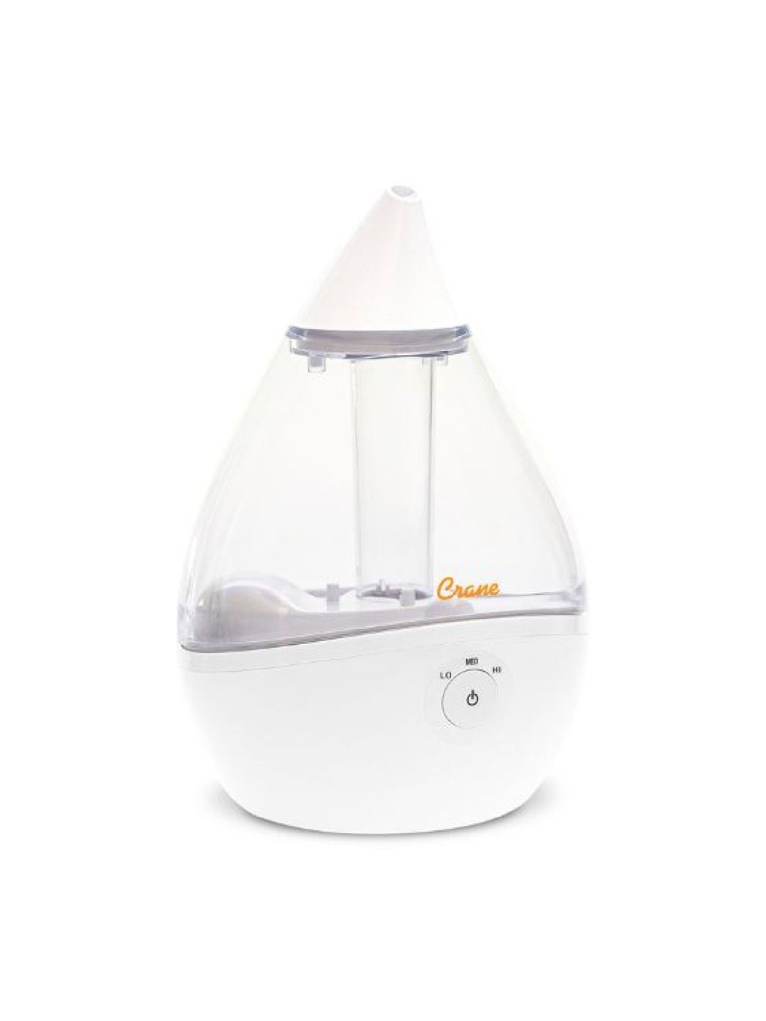 Crane Droplet Filter Free Cool Mist Humidifier (Clear White- Image 1)