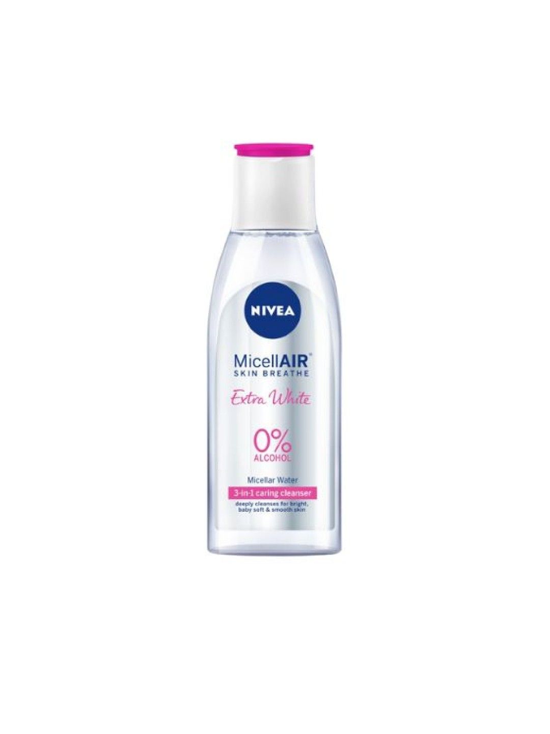 NIVEA Face Cleanser MicellAIR Extra Bright Micellar Water 200ml (No Color- Image 1)