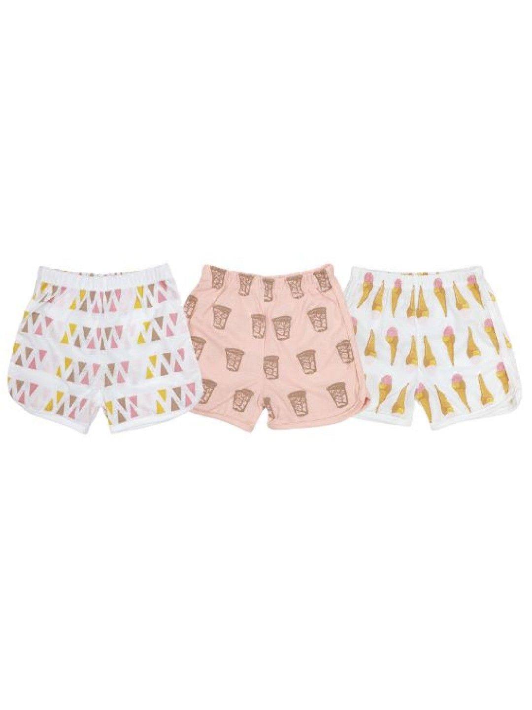 Looms Infant and Toddler Girls Shorts (3pcs/pack) - Pinoy Streat Collection (No Color- Image 1)