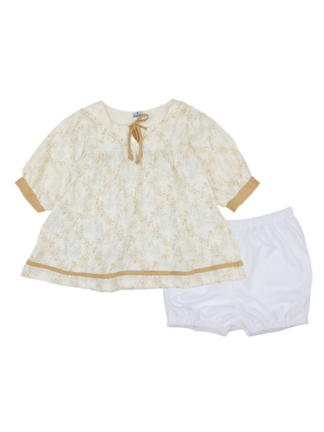 Looms Toddler Girls Short Dress with Bloomer Shorts Set - Haraya Collection (No Color- Image 1)