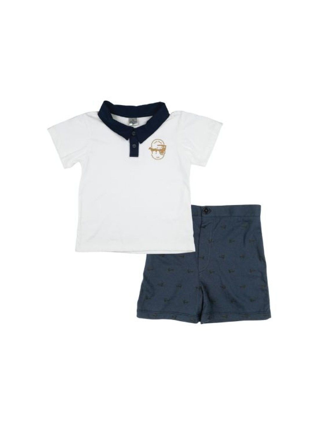 Looms Toddler Boys Polo Shirt and Printed Shorts Set - Kalesa Collection