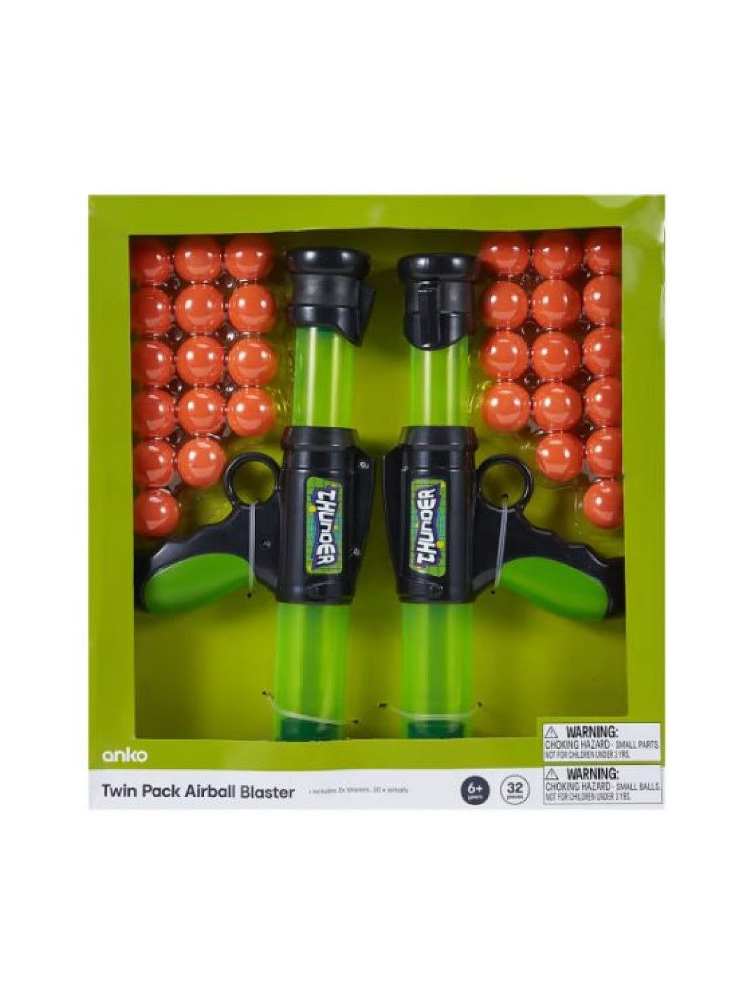 Anko Twin Pack Airball Blaster (Multicolor- Image 4)