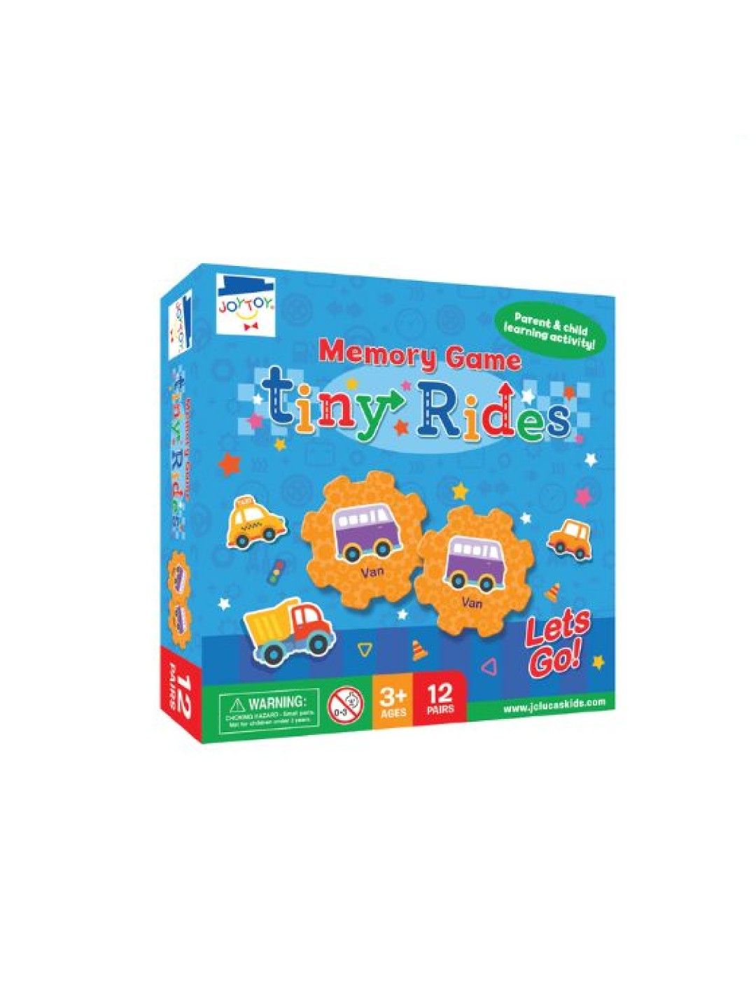 Joytoy Tiny Rides Memory Game (No Color- Image 1)