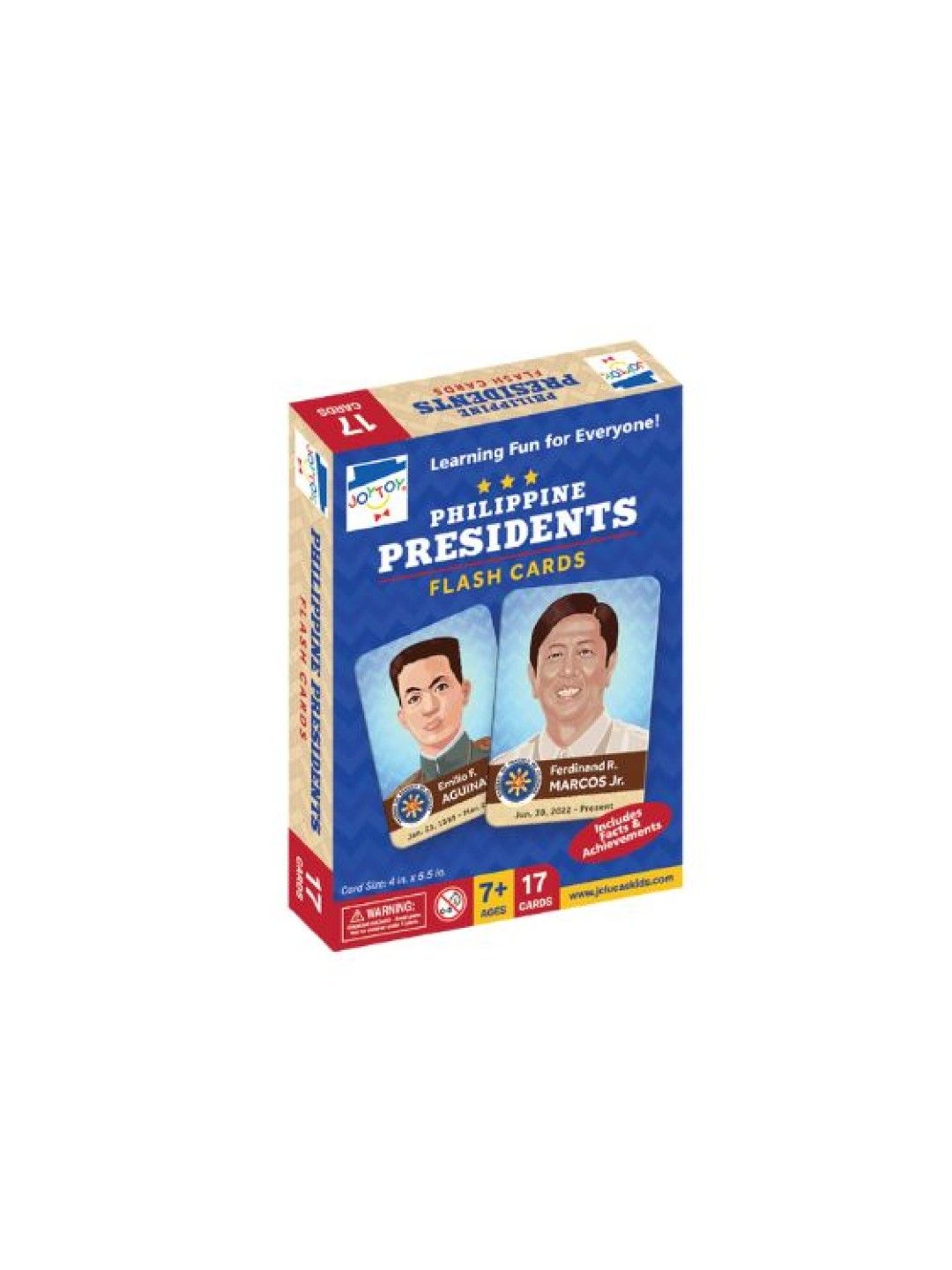 Joytoy Philippine Presidents Flash Cards - New Edition (No Color- Image 1)