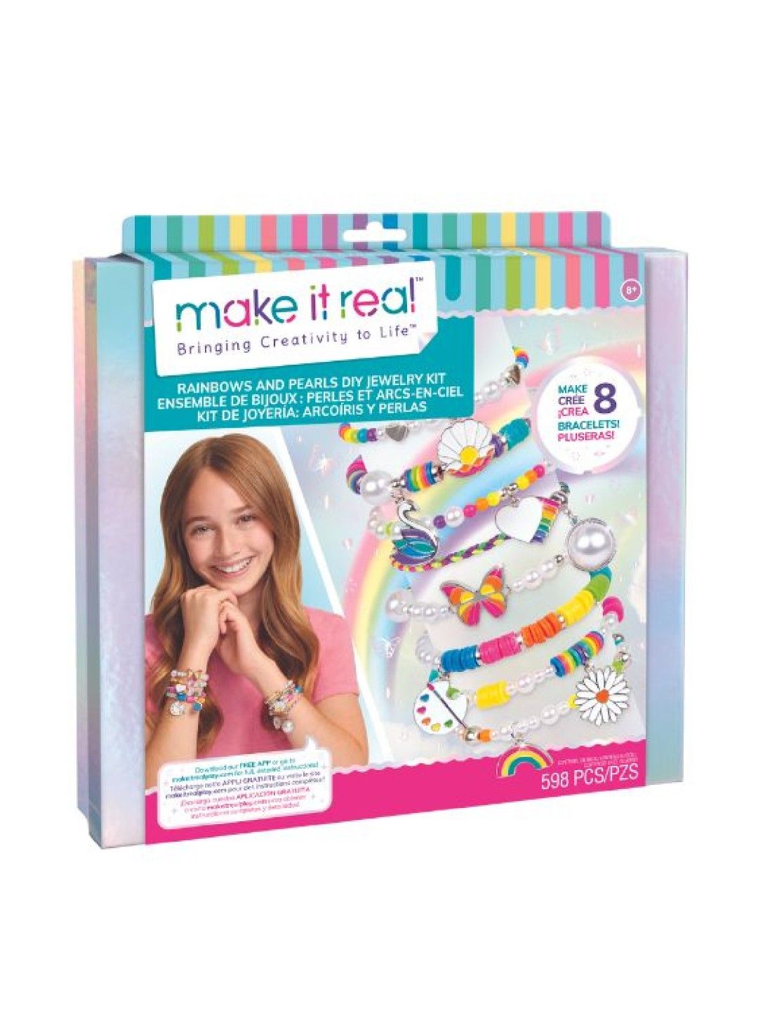 Make It Real Rainbows and Pearls DIY Jewelry