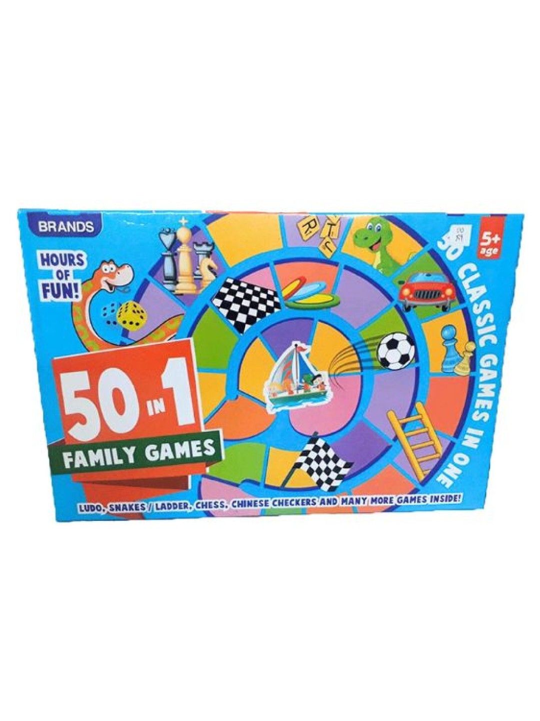 Playcraft 50 in 1 Family Games (No Color- Image 1)