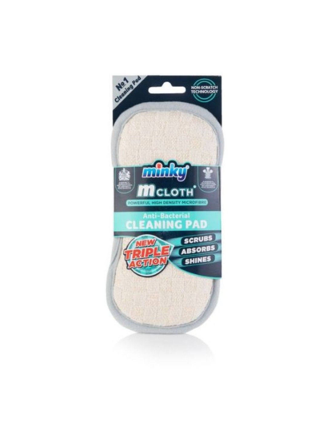 Minky Triple Action Anti-Bacterial Cleaning Pad