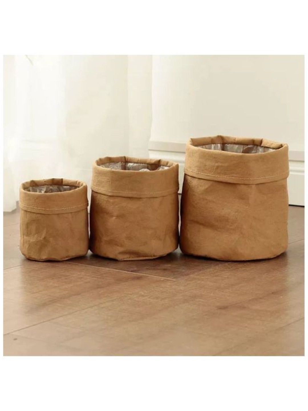 Puting Washable Kraft Flower Pot Holder (Kraft- Image 2)