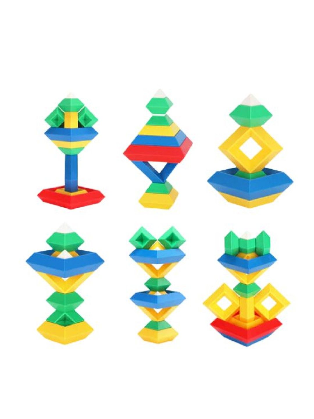 Kebo Pyramid Building Blocks (90pcs) (No Color- Image 2)