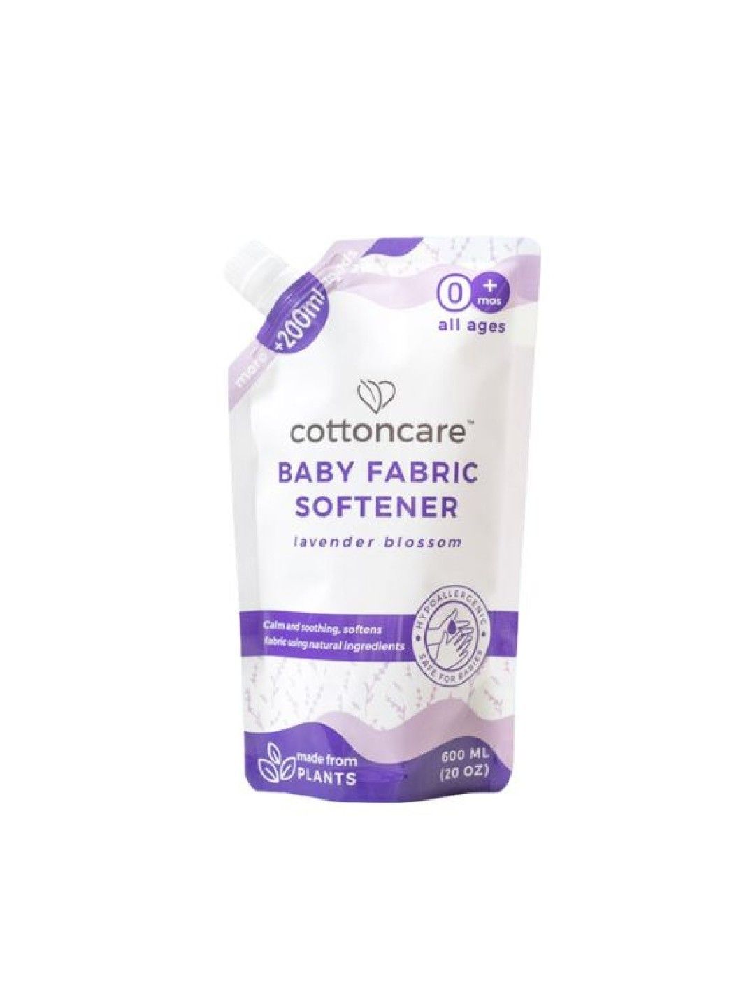 Cotton Central™ Cottoncare™ Calming Lavender  Natural Baby Fabric Softener (600ml)