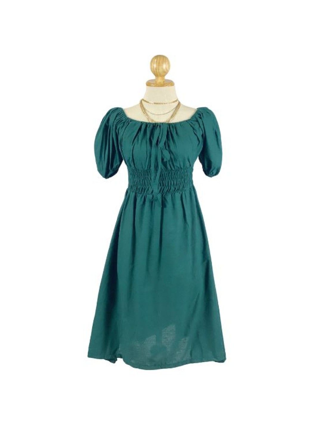 Mama Brand PH Mama 2-Way Maternity Breastfeeding Dress (Emerald Green- Image 1)