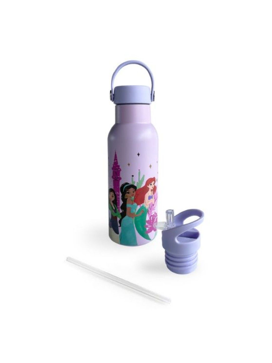 Zippies Lab Disney Stainless Steel Insulated Water Bottle (483ml) (Disney Princess Tween- Image 1)
