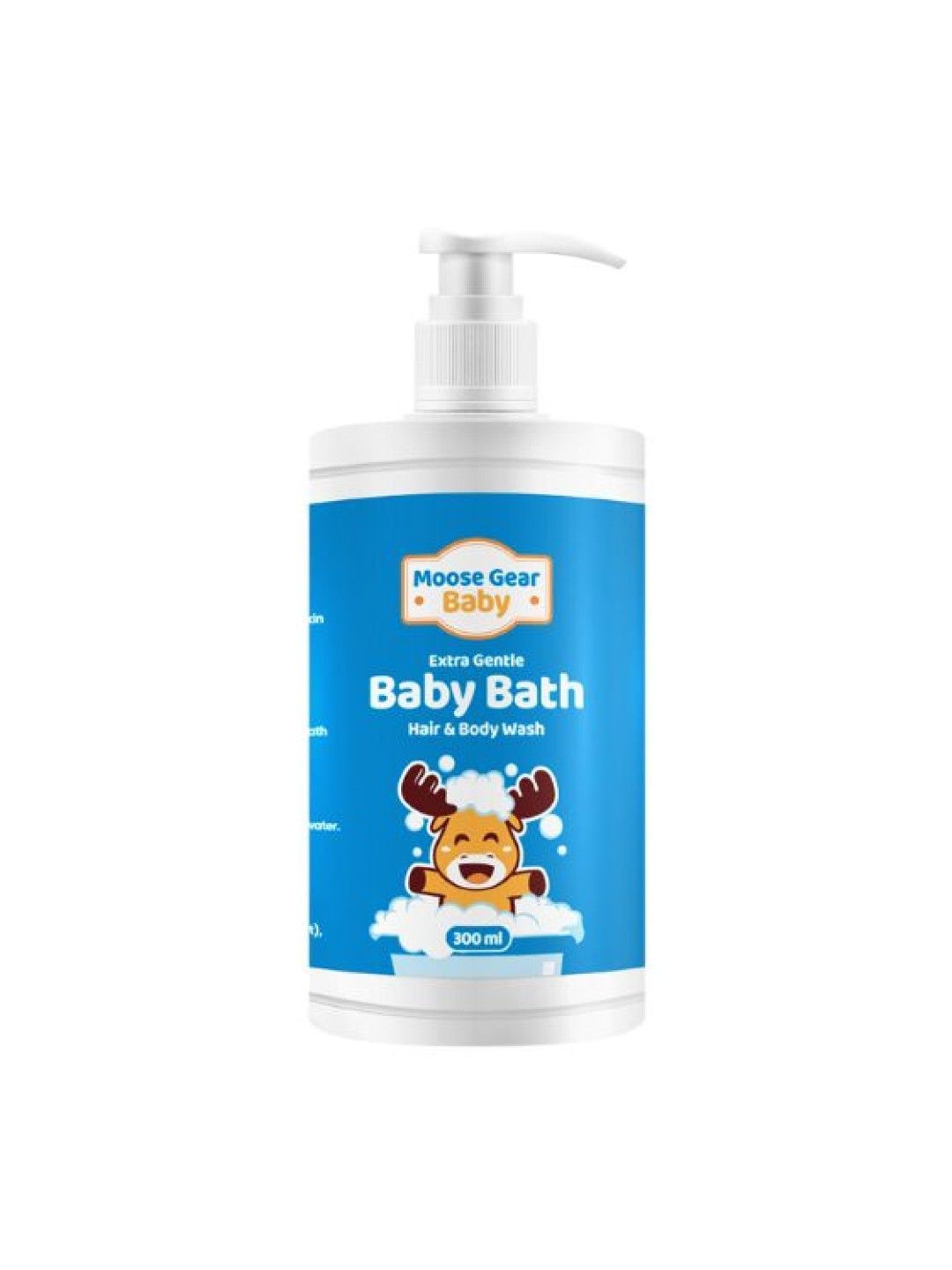 Moose Gear Baby Extra Gentle Baby Bath Gel Soap Shampoo for Newborn Infant (300ml) (No Color- Image 1)