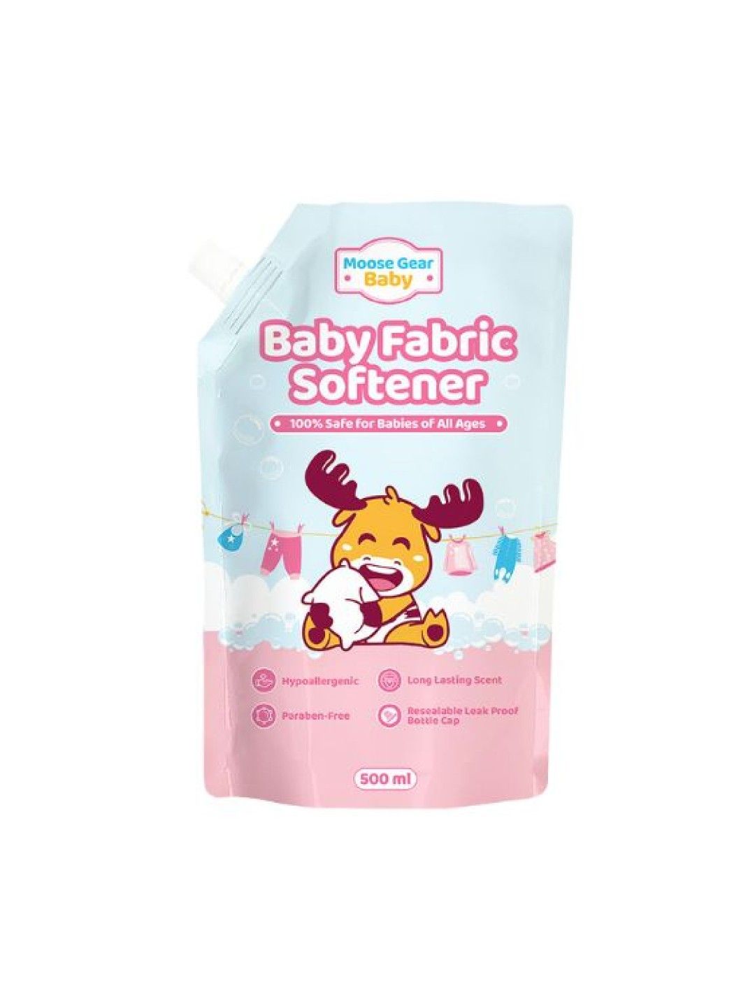 Moose Gear Baby Baby Fabric Softener Natural Extra Care (500ml) (No Color- Image 1)