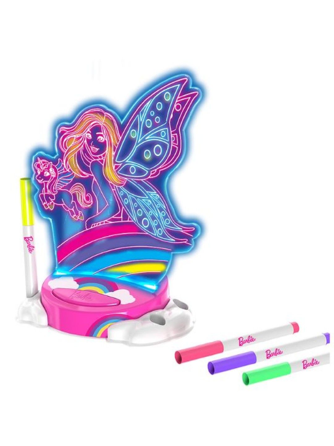 Barbie Glow Pad Fairy Glow Paint n lite