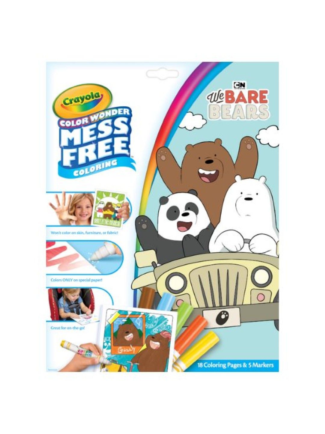 Crayola Color Wonder Foldalope - We Bare Bears (No Color- Image 1)