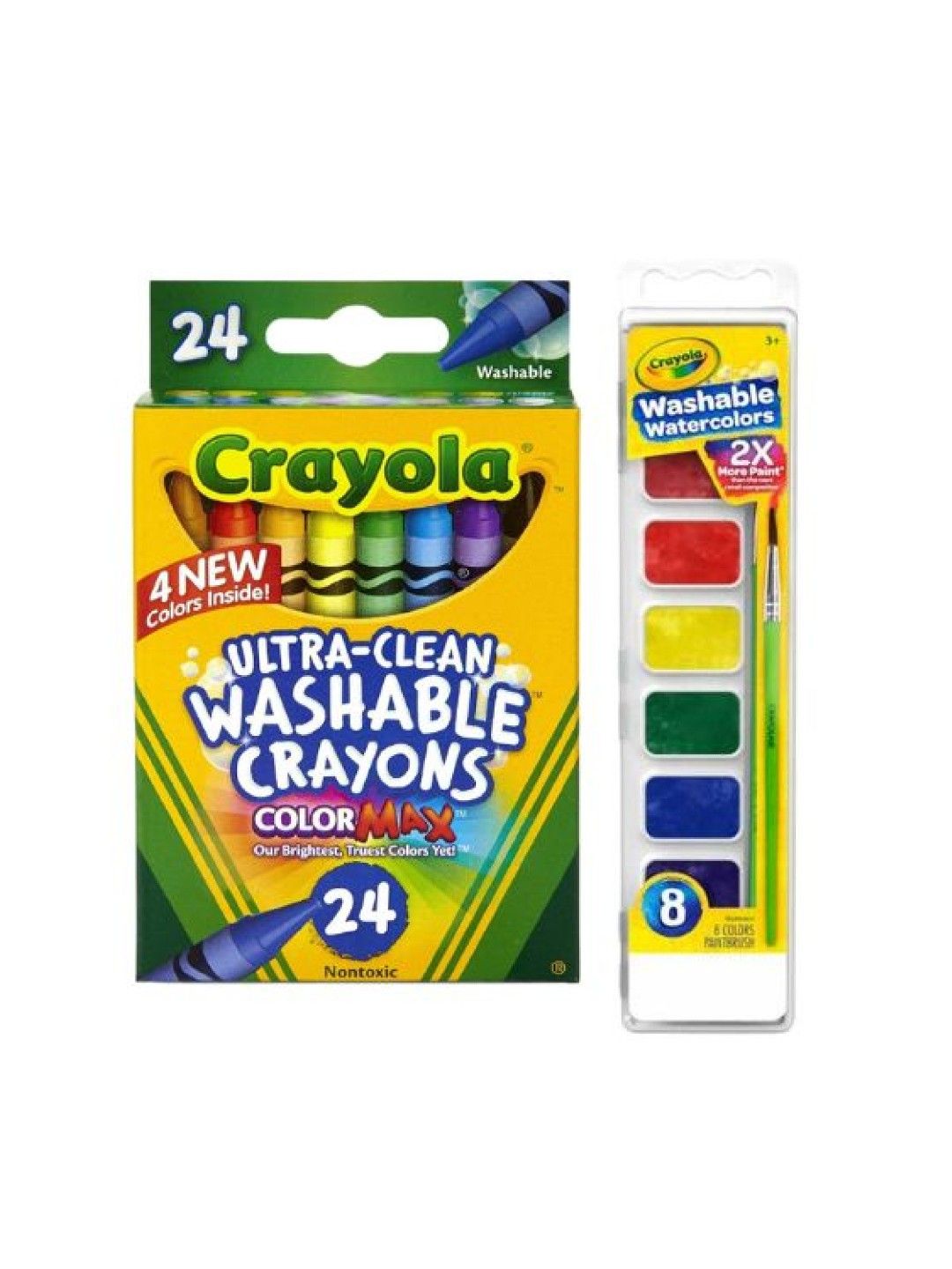 Crayola Washable Crayons, 24-Count