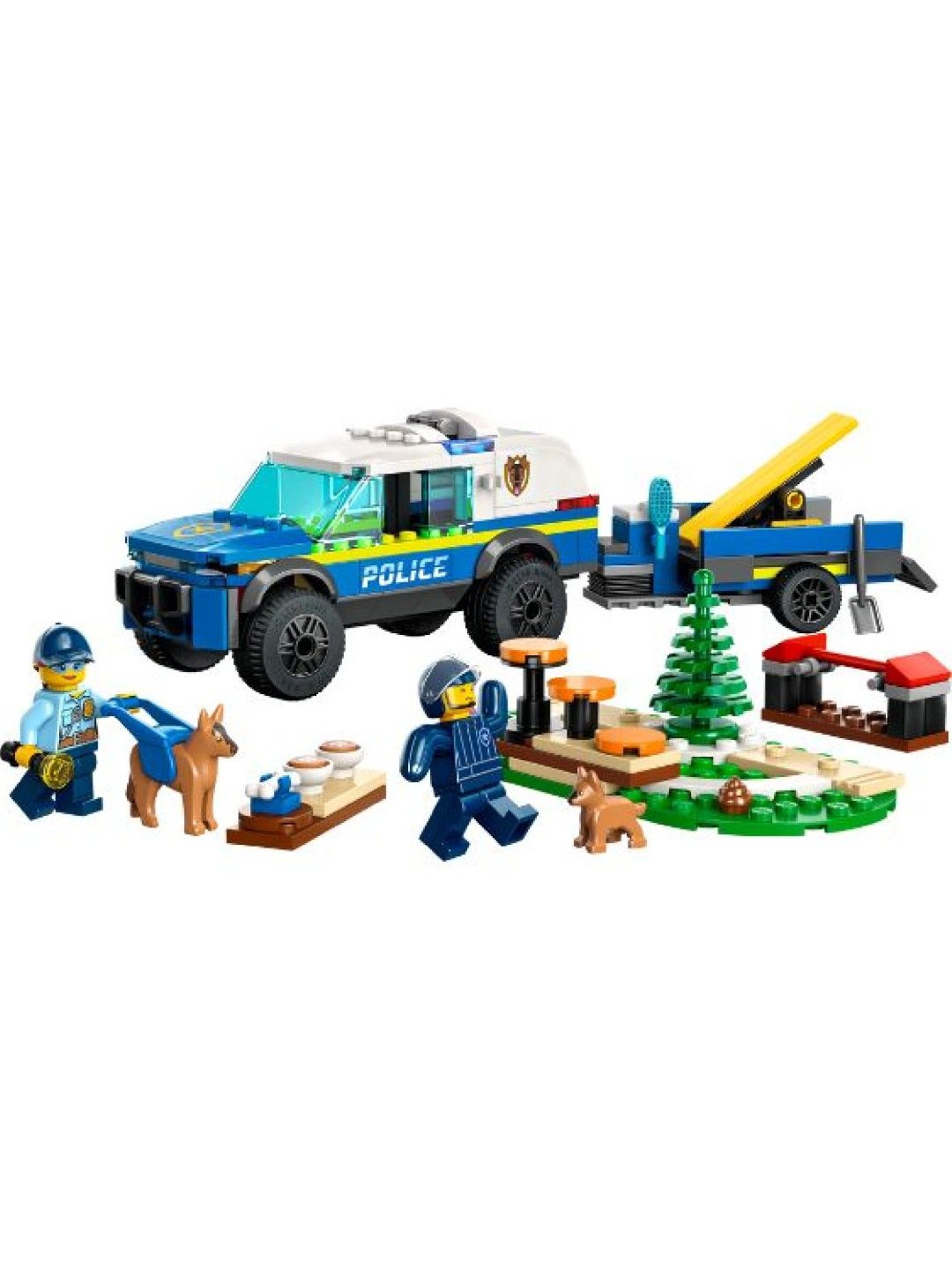 Lego City 60369 Mobile Police Dog Training Building Blocks (197pcs)