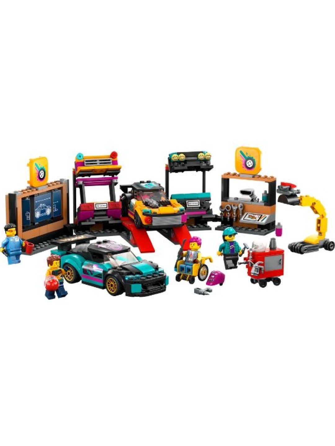 Lego City 60389 Custom Car Garage Building Blocks (507pcs) (No Color- Image 1)