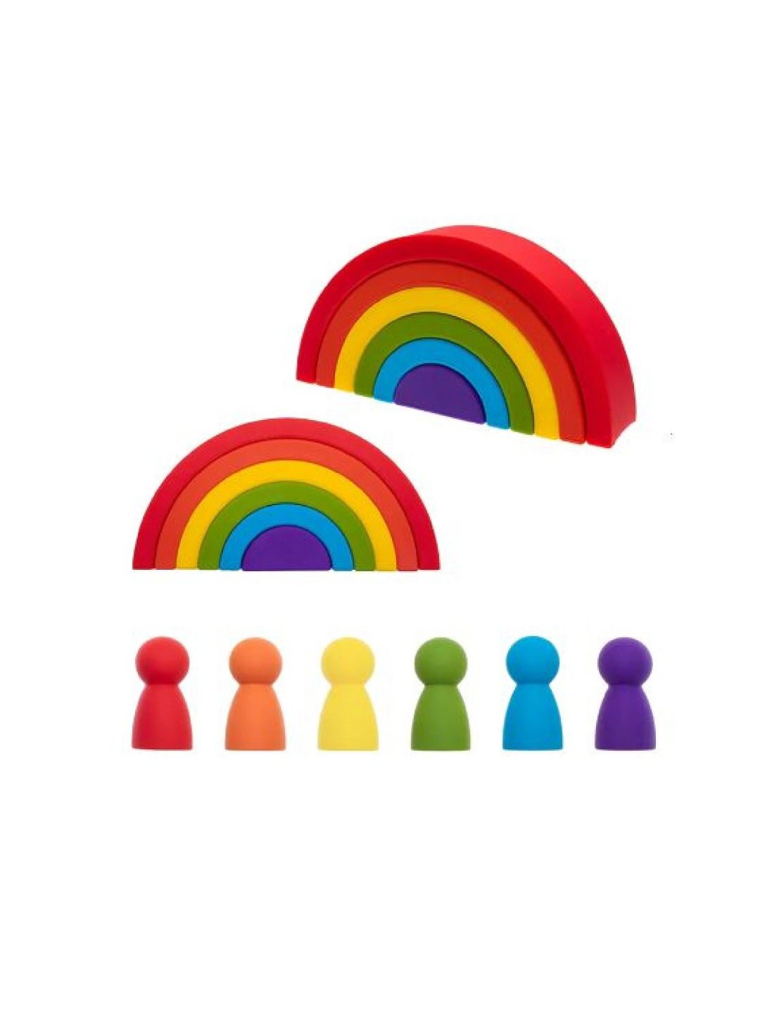 Kodomo Playhouse Silicone Rainbow Stacking Toy