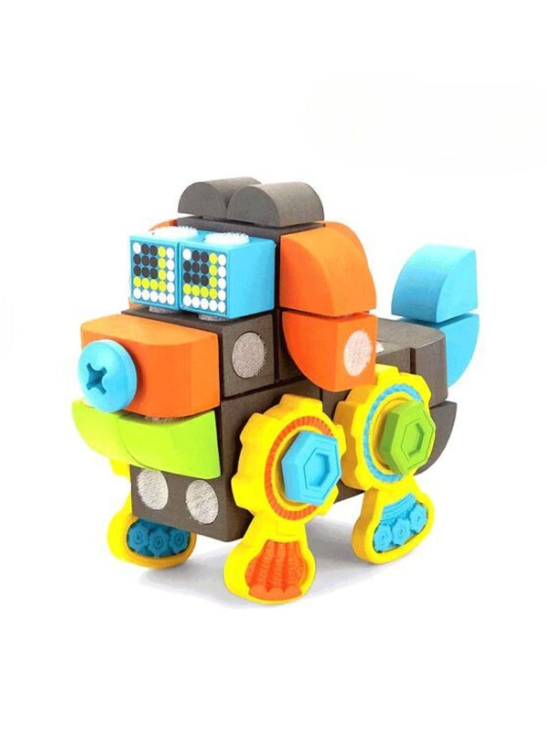 Velcro [Buy 2 Take 1] Soft Blocks Doggy Robot Set (No Color- Image 2)