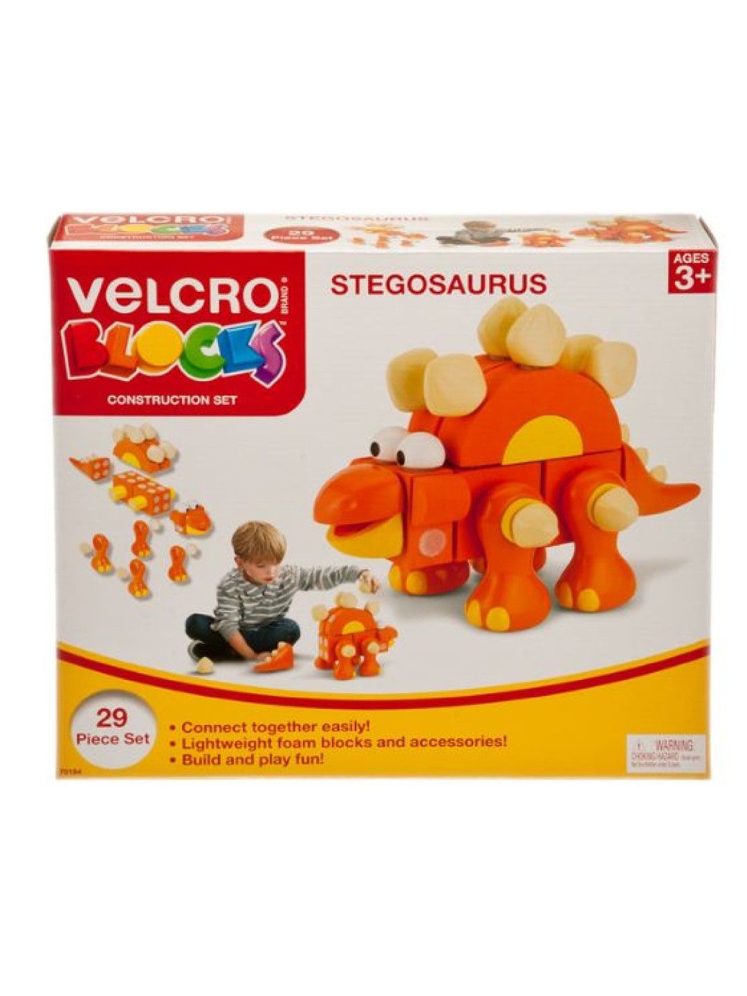 Velcro [Buy 2 Take 1] Soft Blocks Stegosaur Construction Set