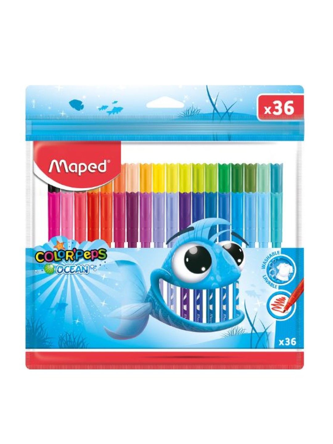 Maped ColorPeps Ocean Felt Pens Pulse (36 Colors)
