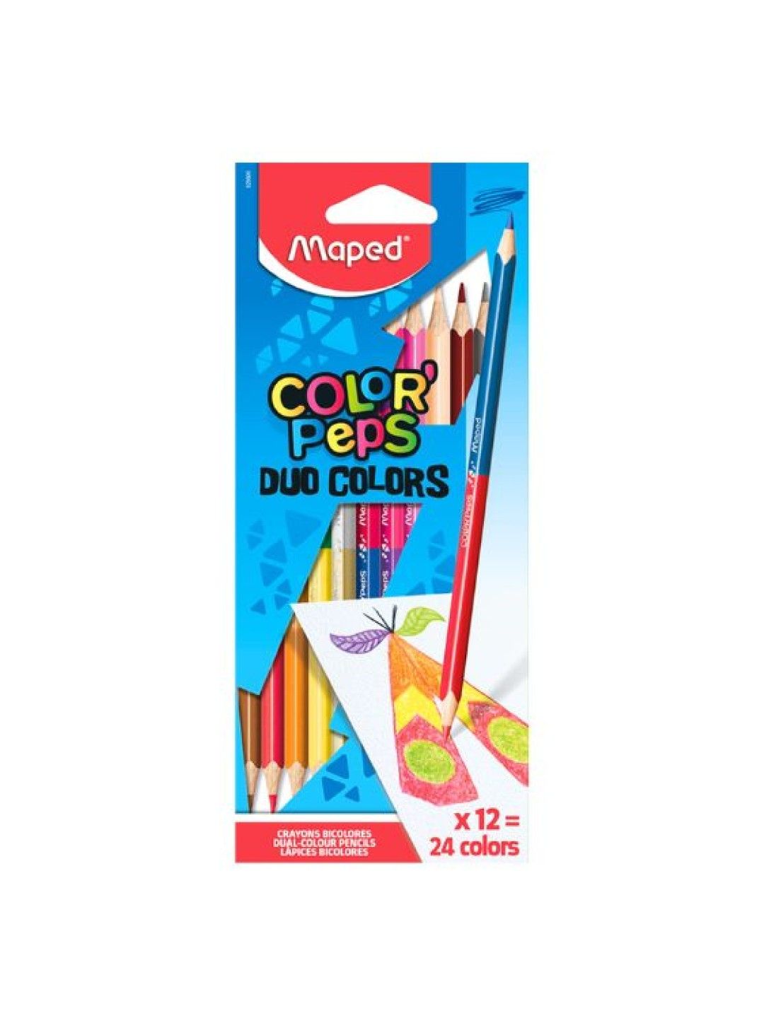 Maped ColorPeps Duo Color Pencil (12pcs) (No Color- Image 1)