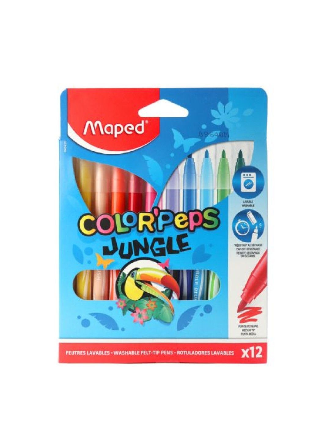 Maped ColorPeps Jungle Felt Pens (12 Colors) (No Color- Image 1)
