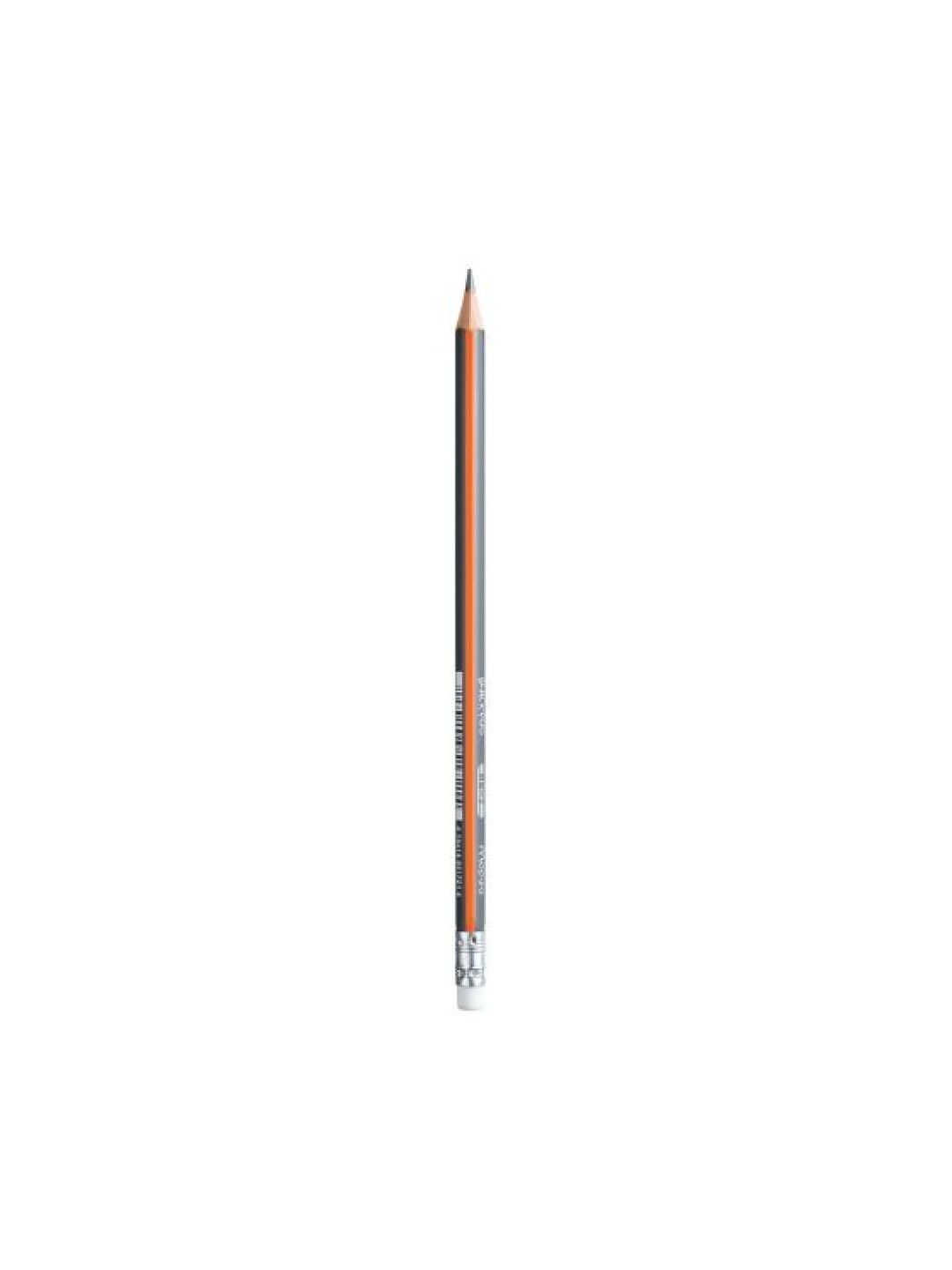 Maped Black Peps Pencil with Eraser Tip HB#2 (3pcs)
