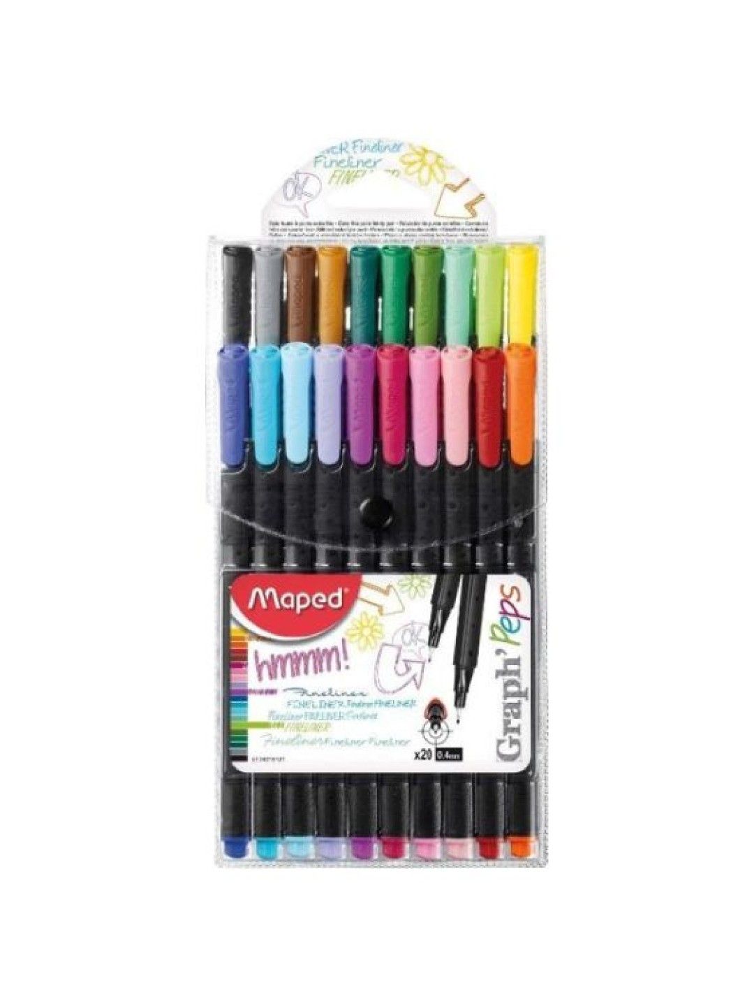 Maped GraphPeps Writing Felt Pens (20 Colors) (No Color- Image 1)